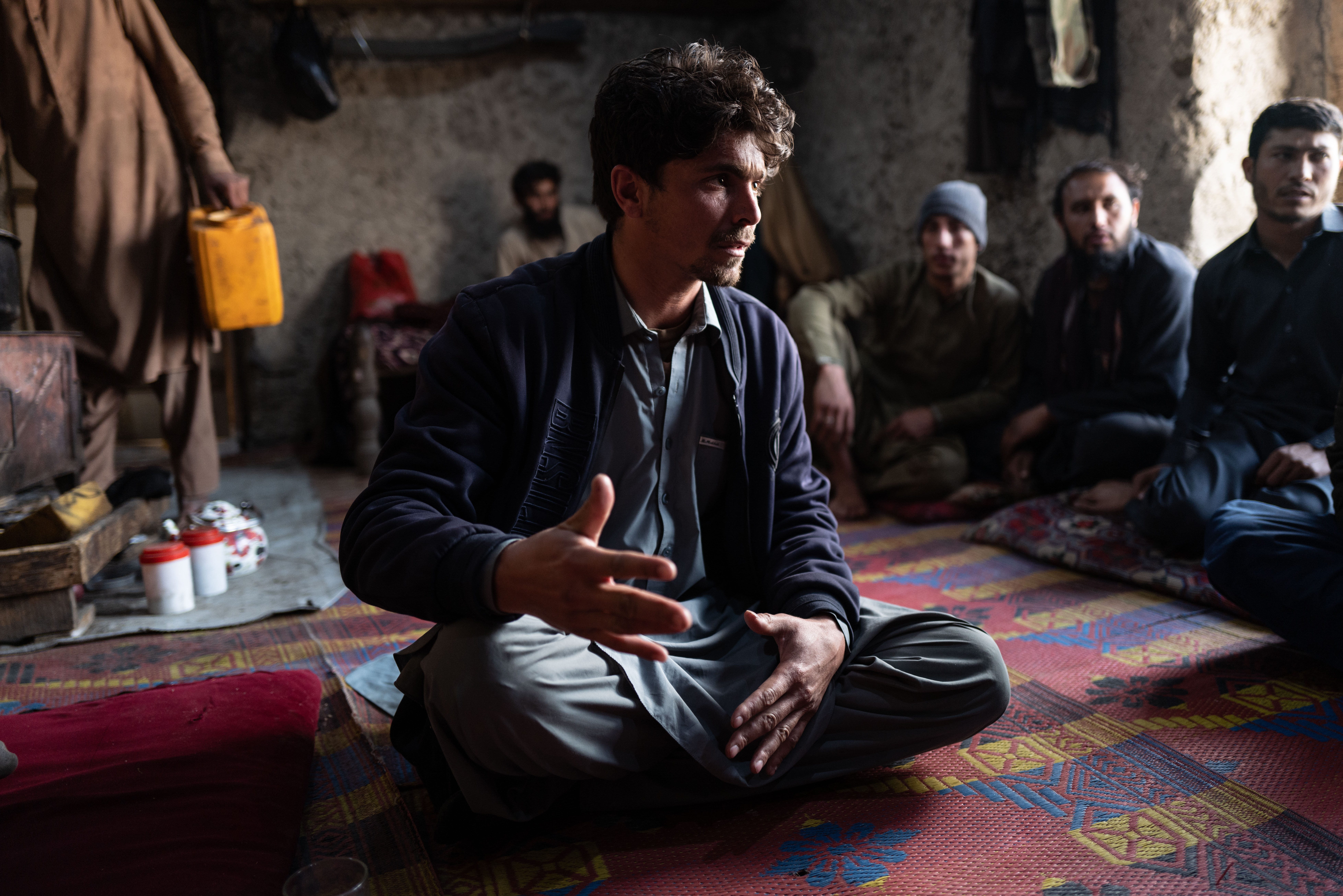 Habibullah, 22, a tourmaline miner in the Peach valley. 