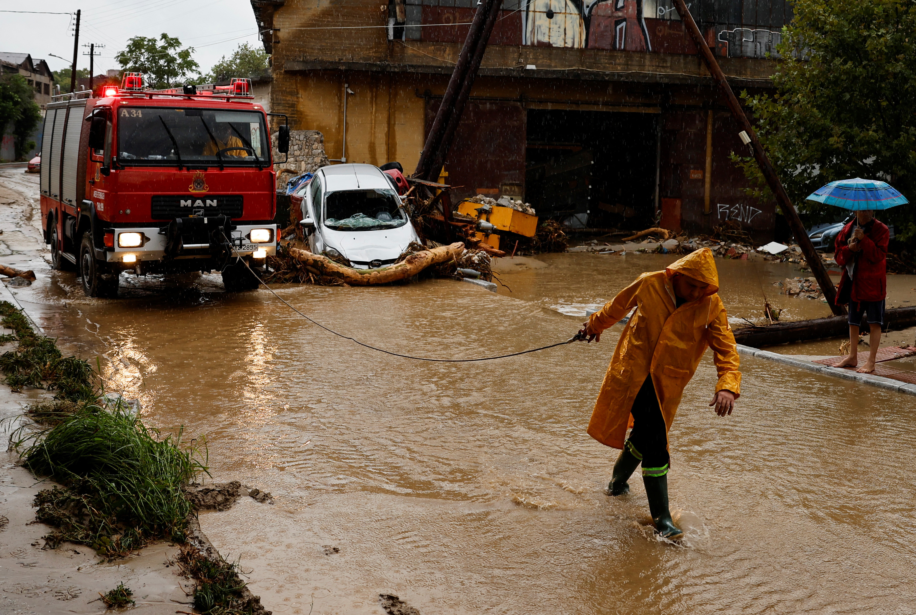 Severe rainstorms trigger flooding in Greece, Turkey and Bulgaria
