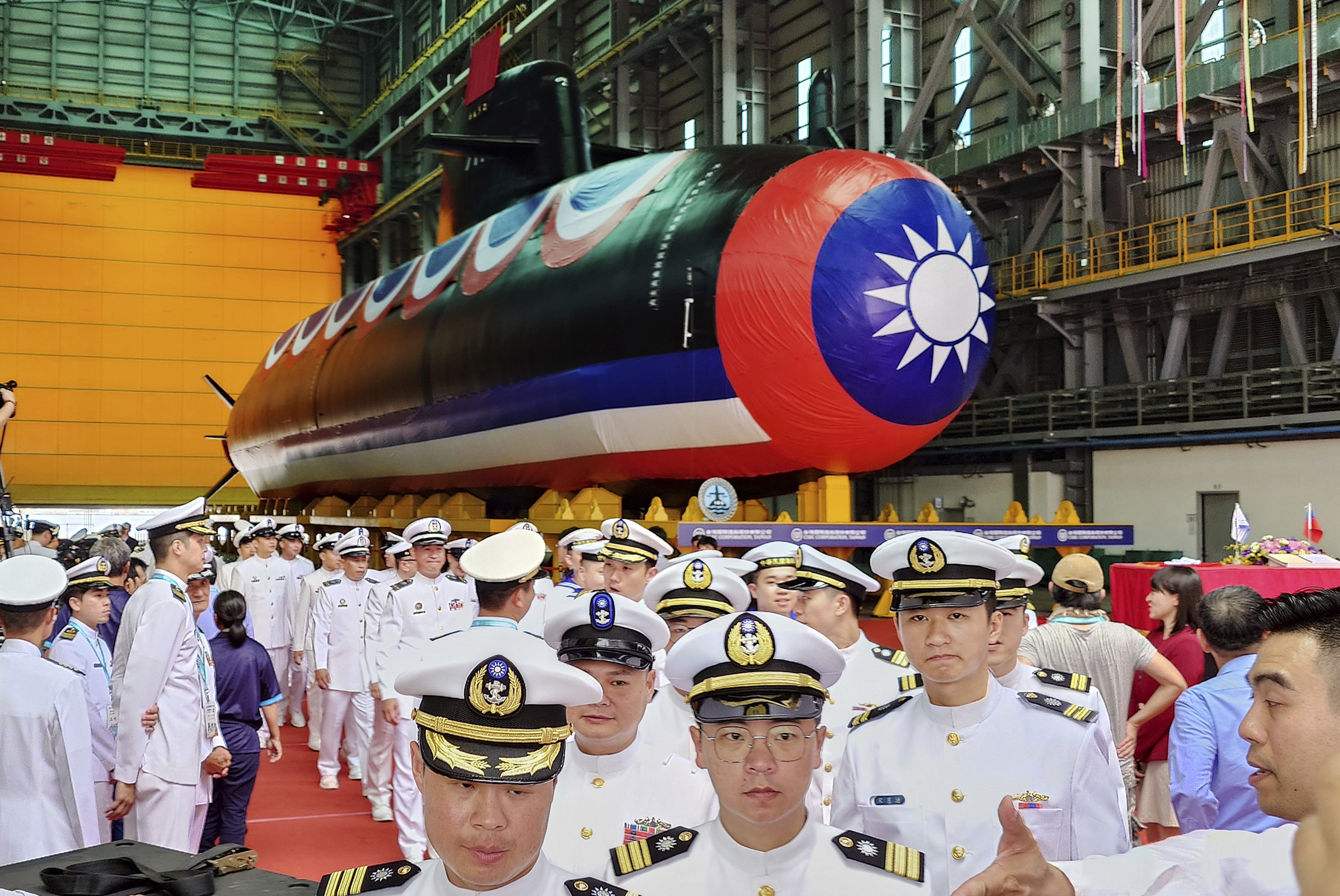 Taiwan is building its own submarine although it has secured assistance from a number of allies to develop the vessel