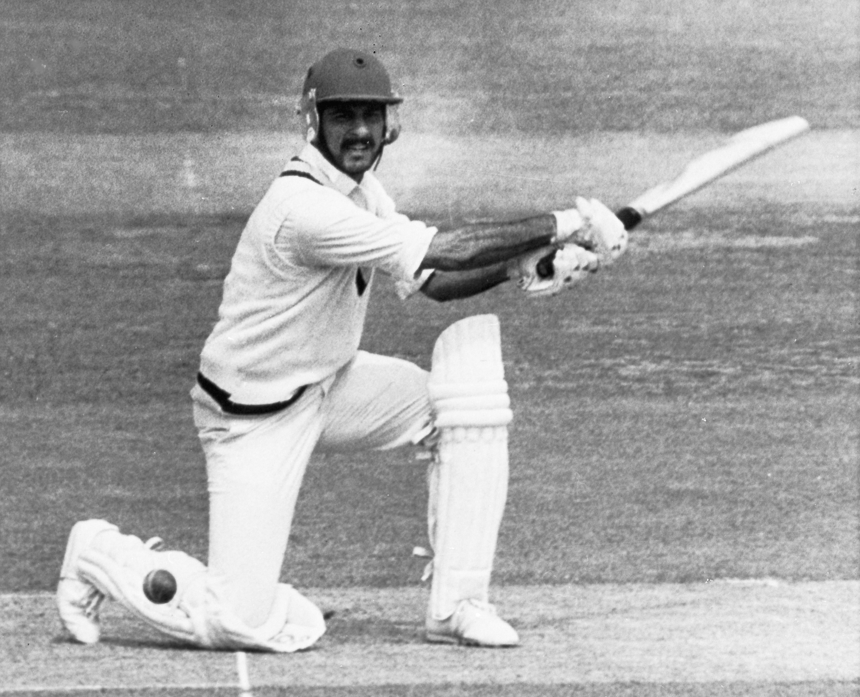 Indian batsman on the field.