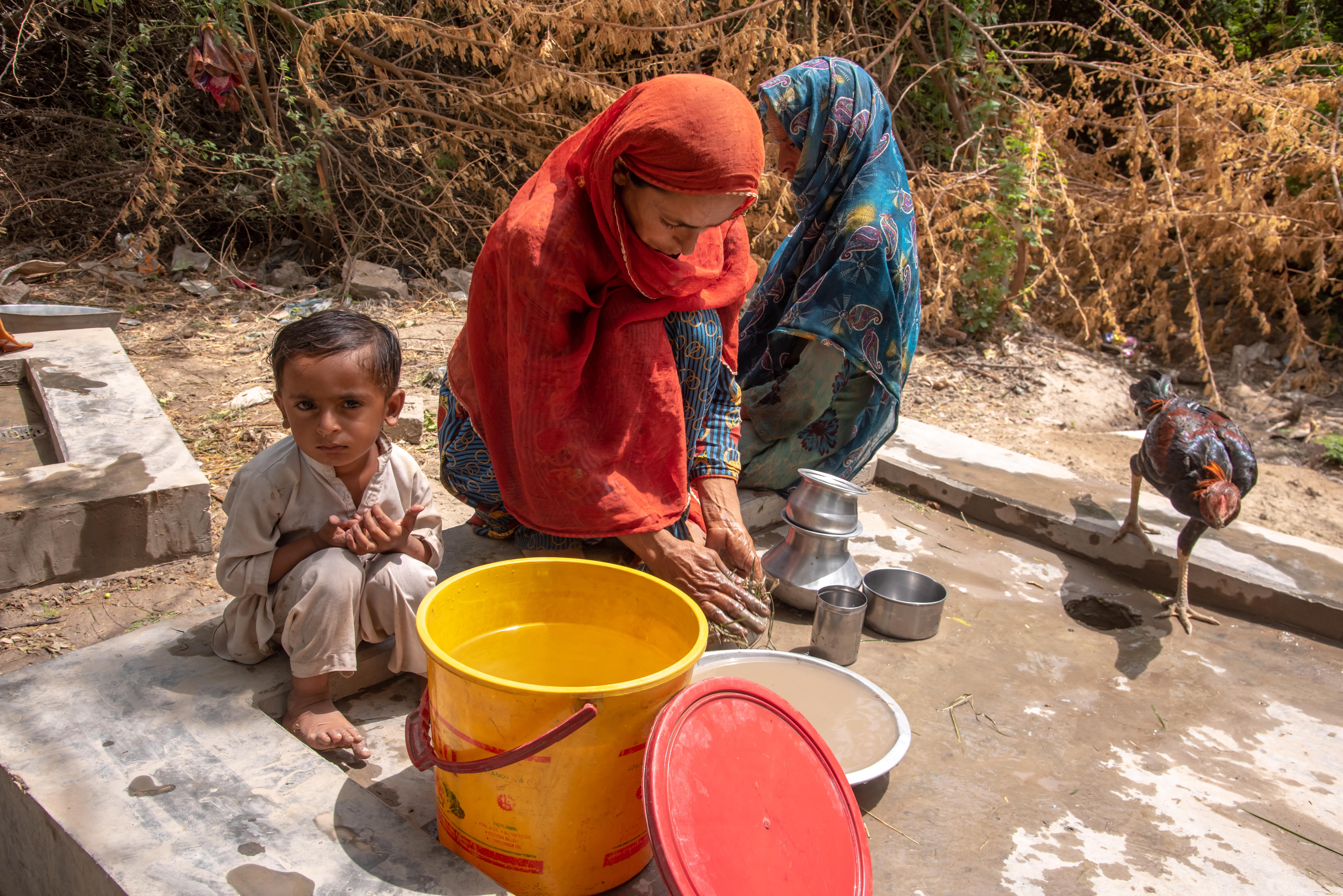For several weeks, four-year-old Ali cried in fear that he might get bitten by a snake during the nights they spent in a roadside shelter following the floods. This year, on Eid, he prayed for a red bike and a dry monsoon season. Concerns about future floods and their consequences weigh heavily on the minds of the children, just as they do on their parents'.