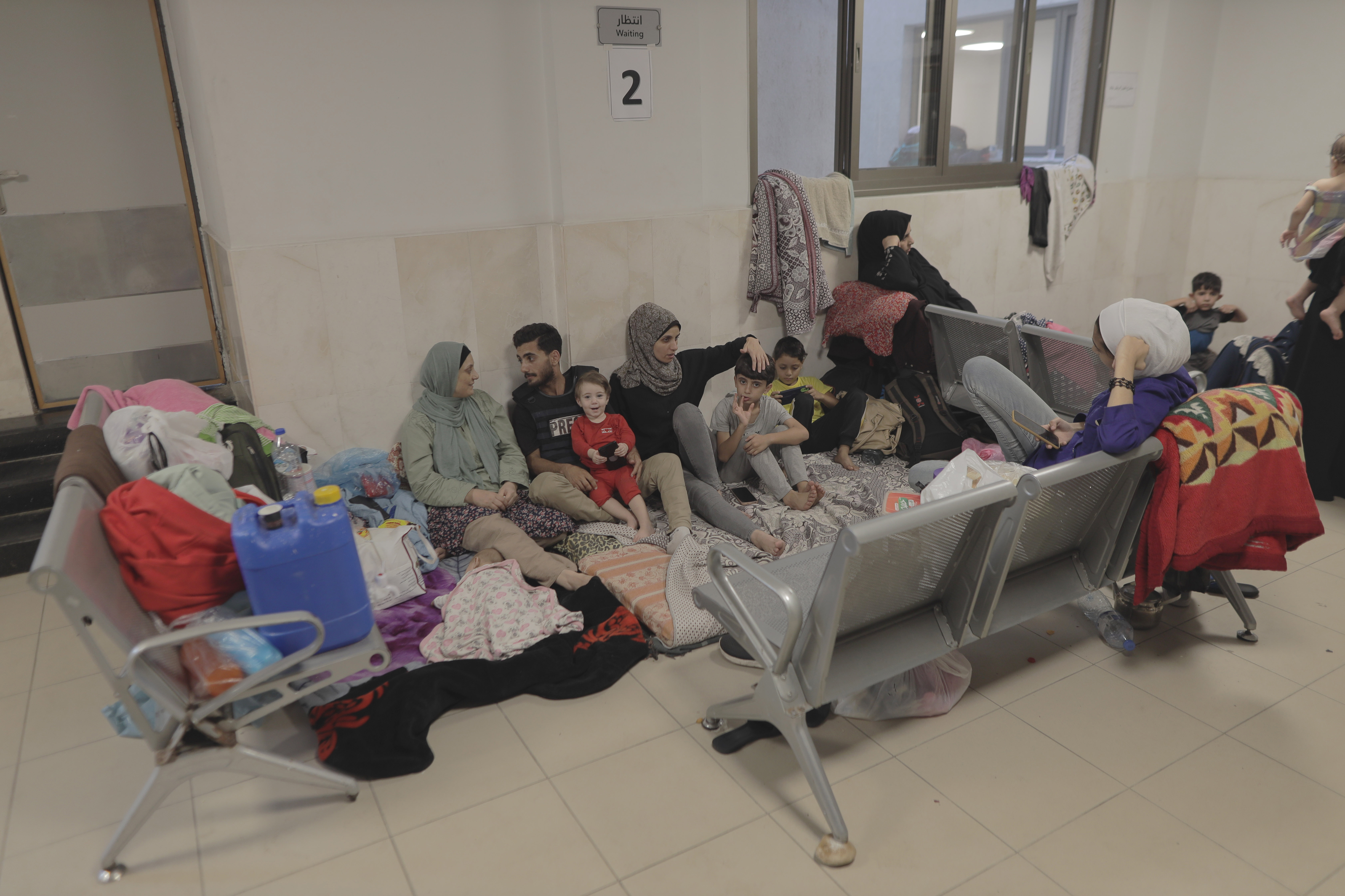 The Murad family are now taking refuge in al-Shifa Hospital