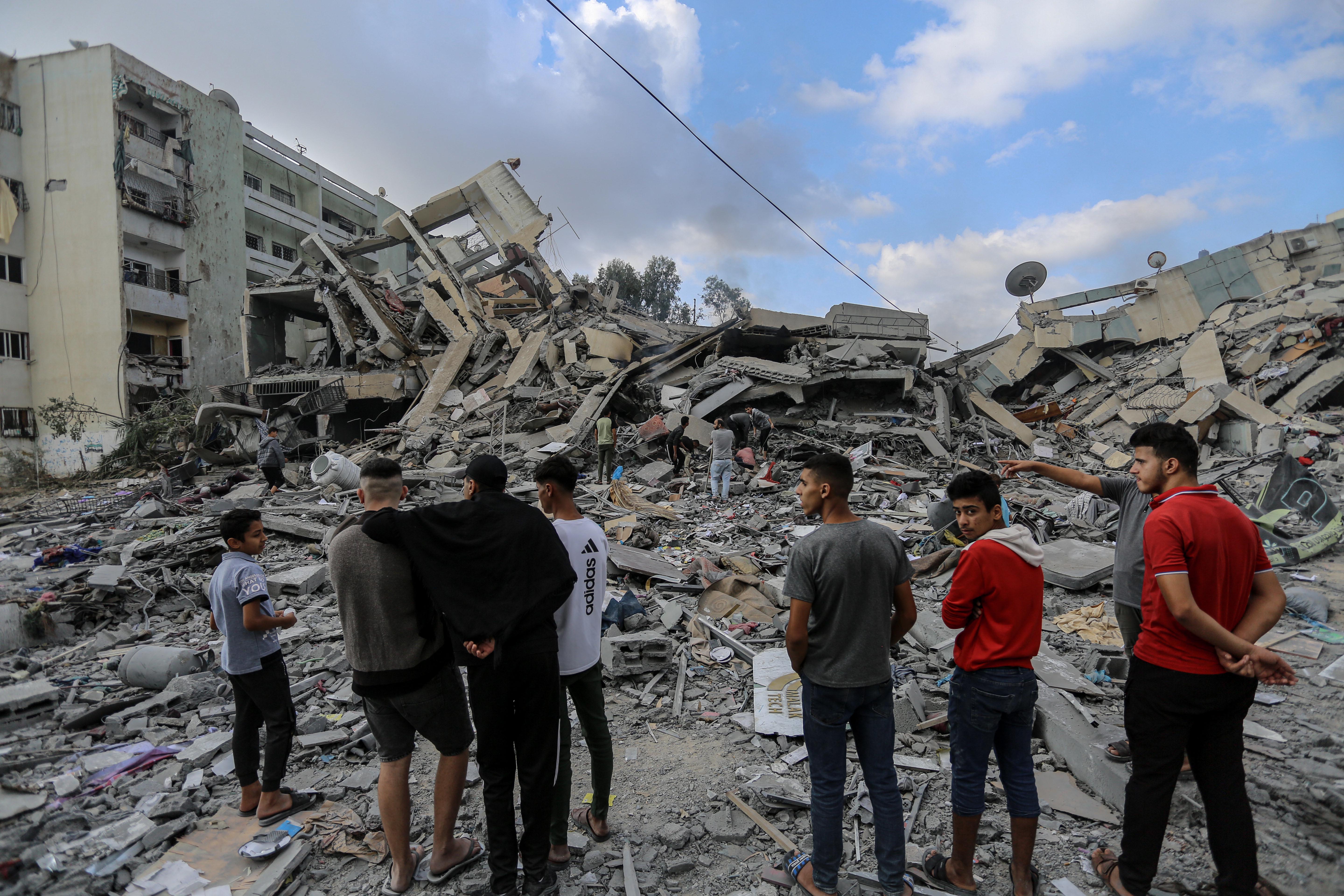 Saqallah family home reduced to rubble