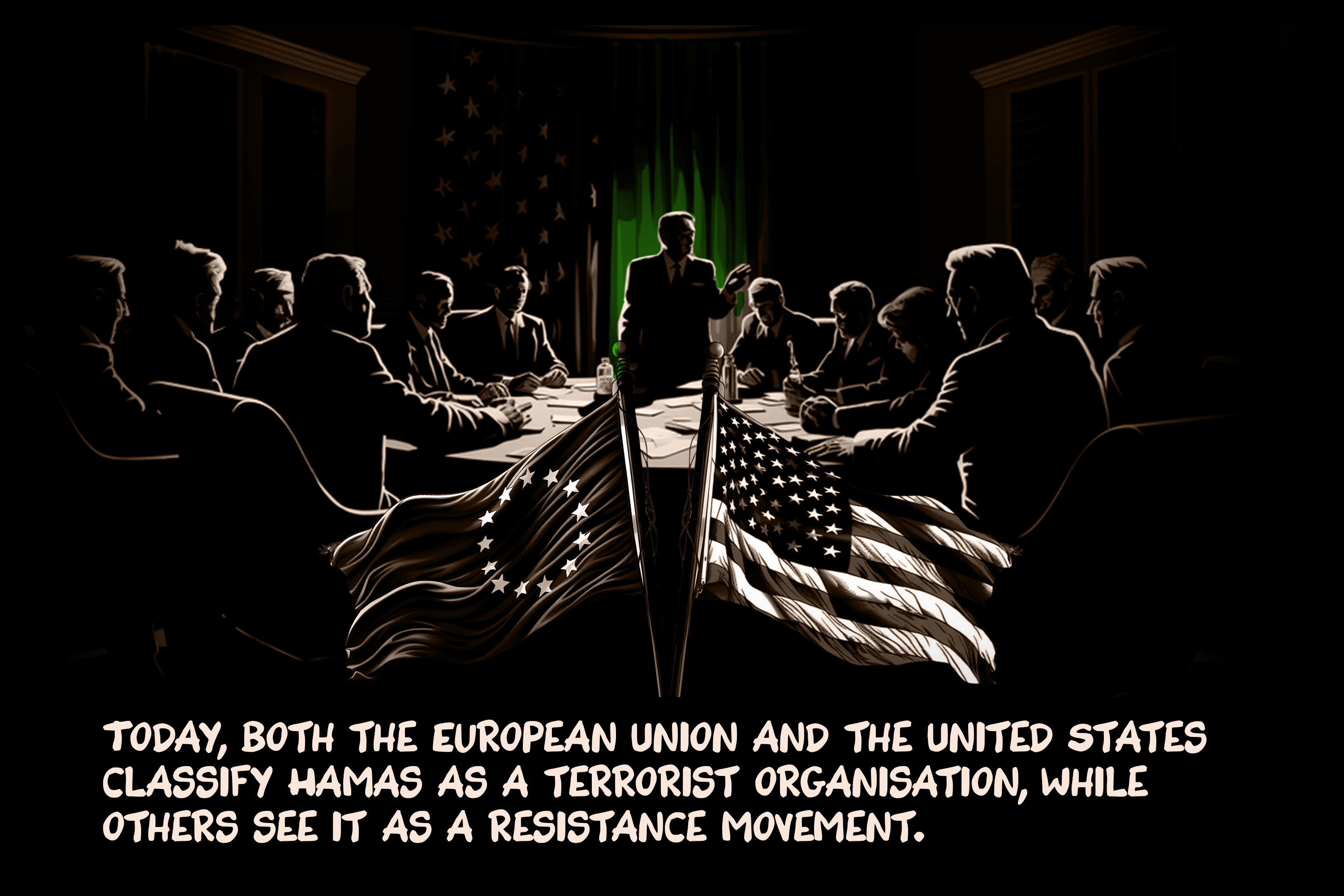 Today, both the European Union and the United States classify Hamas as a terrorist organisation, while others see it as a resistance movement.
