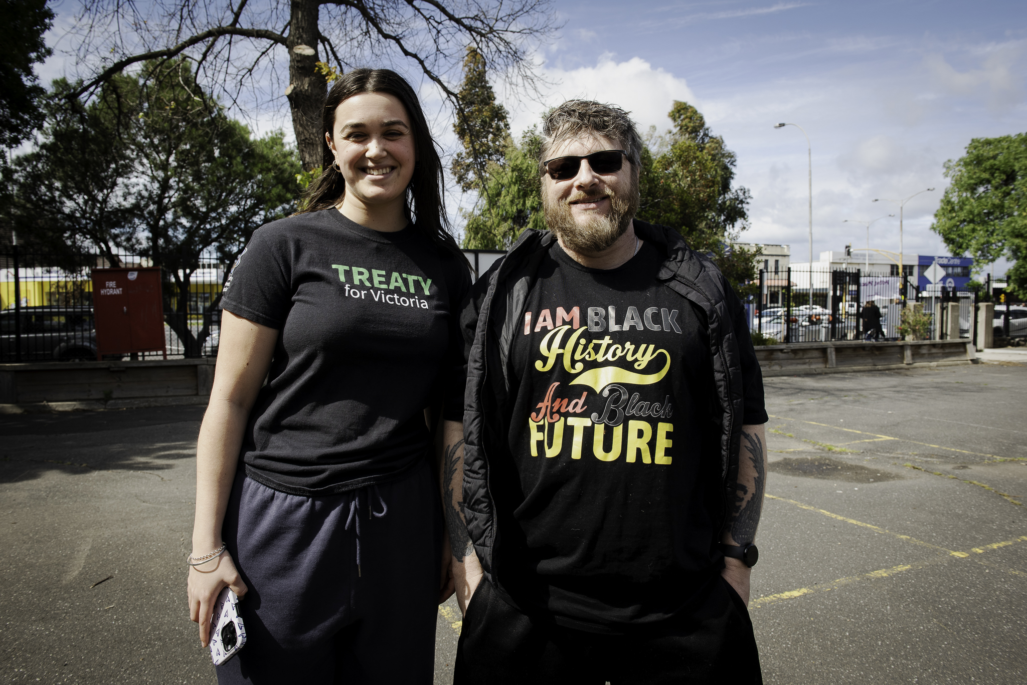 Michael Paterson (43) and Nioka Mellick-Cooper (22)