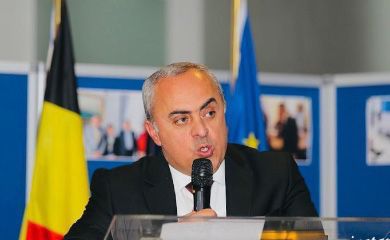 Abdalrahim Alfarra, the head of the Palestinian Mission to the EU, Belgium and Luxembourg [Courtesy of the Palestinian Mission to the EU]