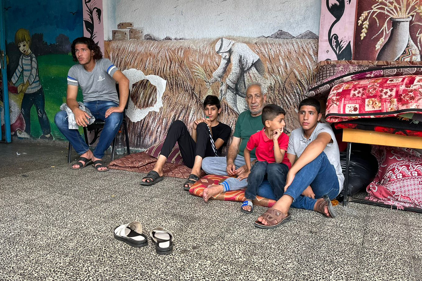 More than 600,000 of 1.4 million Palestinian IDPs in Gaza have sought shelter at UNRWA schools in the south