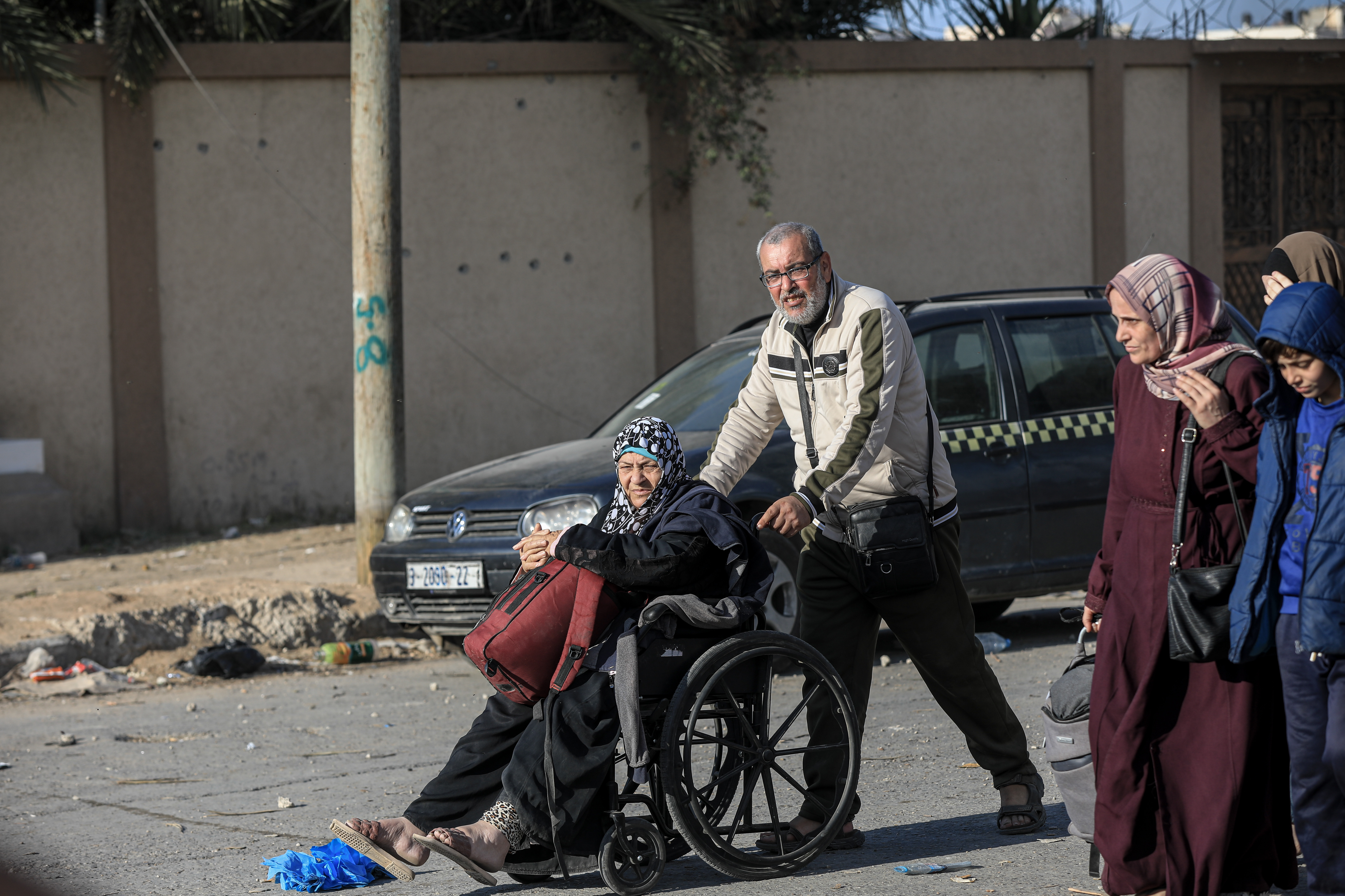 Palestinians have been forced to leave Gaza City and Northern Gaza, making their way to the central region of the coastal territory