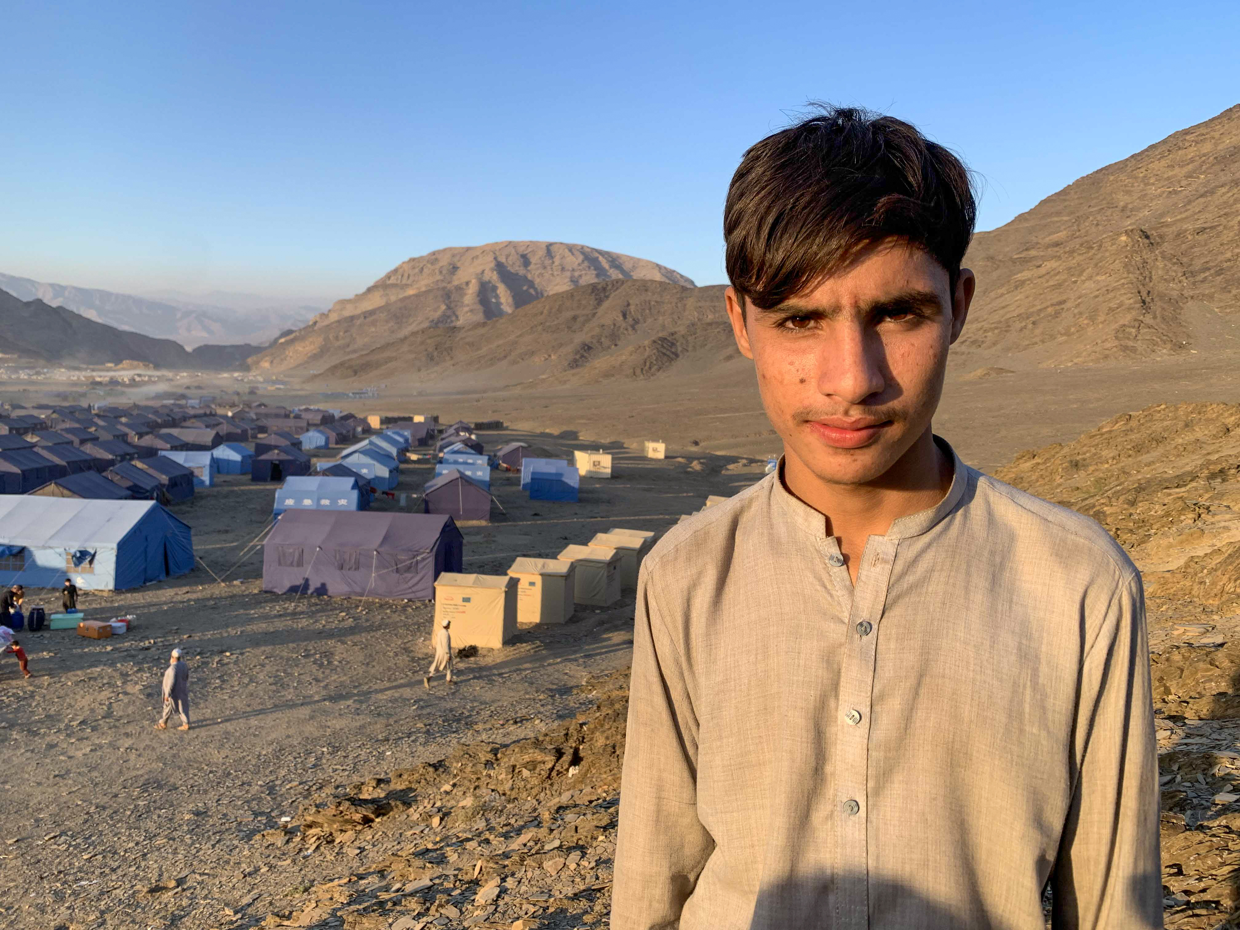 Asadullah was studying in a school in Peshawar and is unsure of his education now