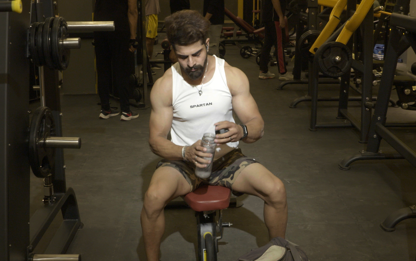 Usama at the gym