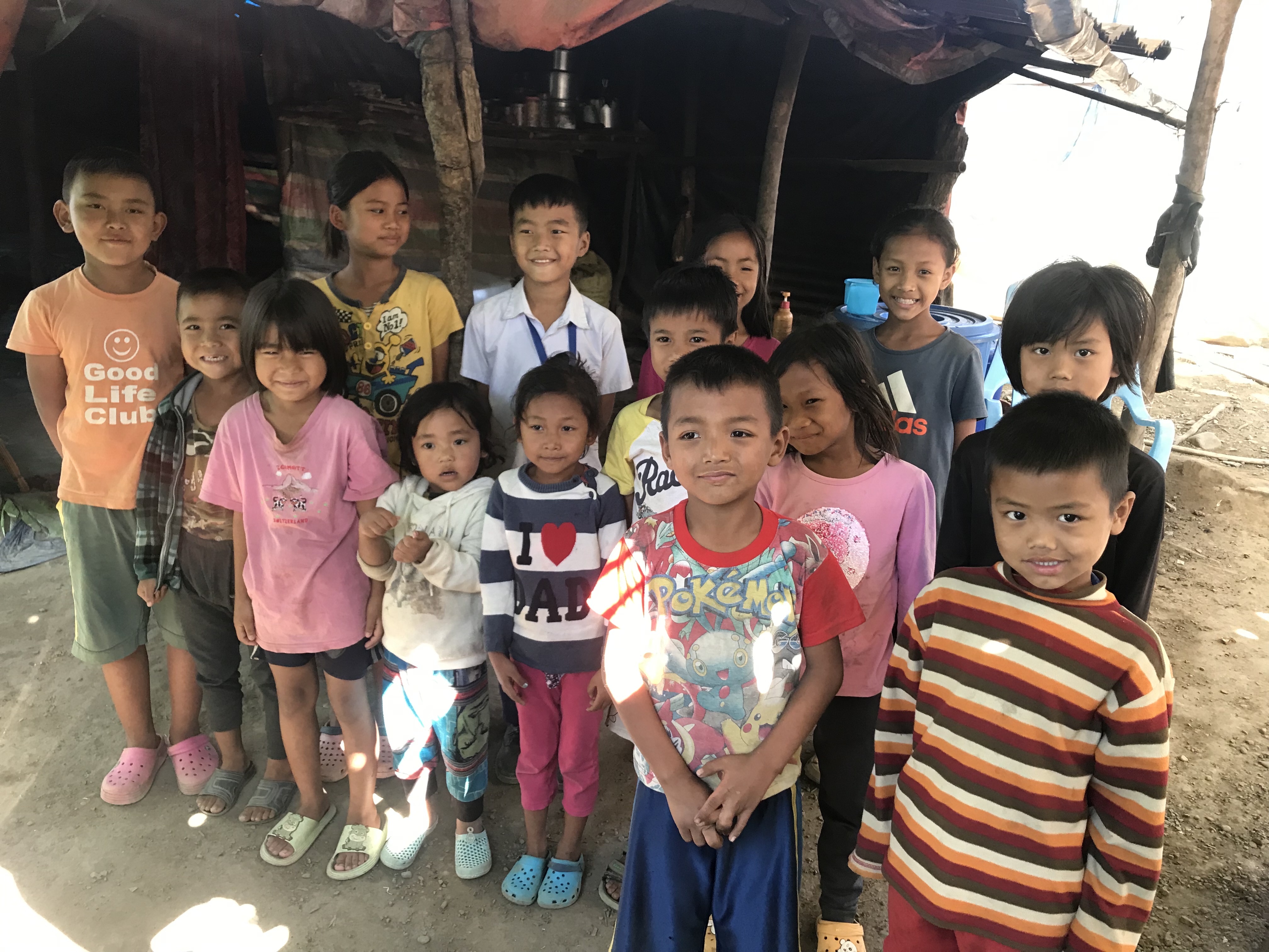 Many families with children from Myanmar have sought refuge at camps in the village of Zokhawthar, Mizoram, India, near the Myanmar border