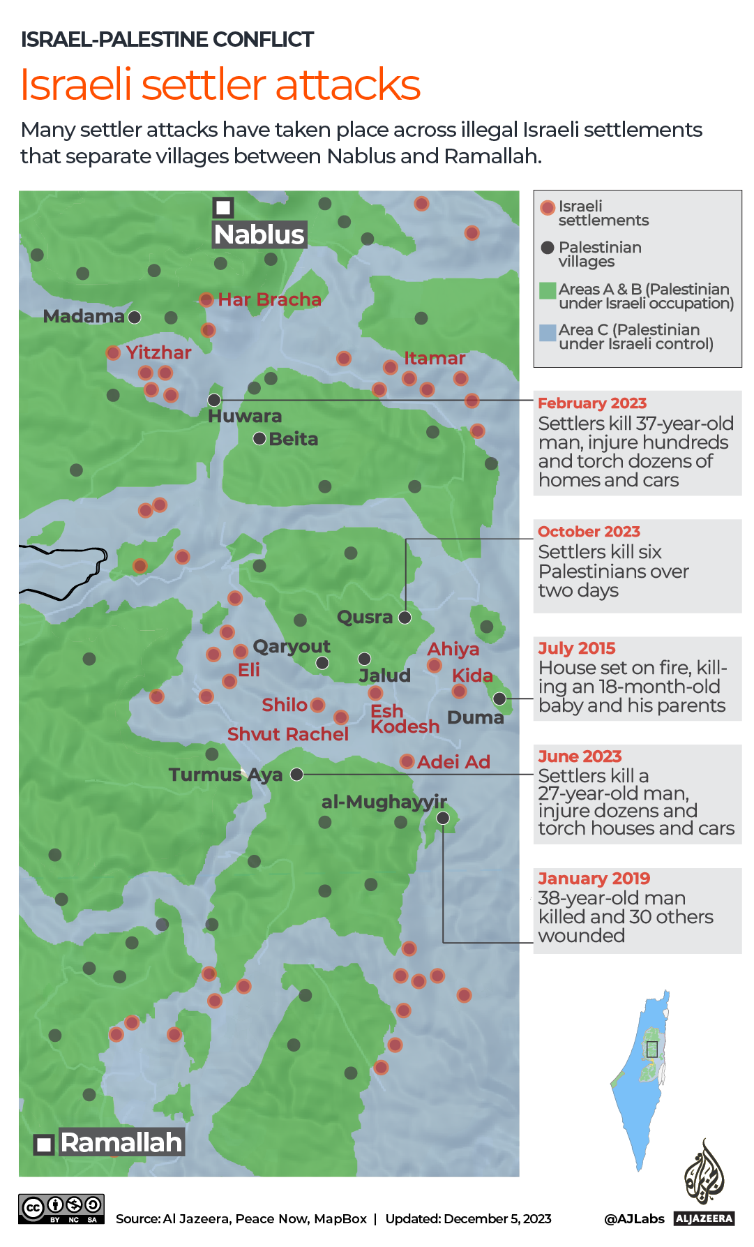 INTERACTIVE - Israel Palestine - Settlements Map-1701781659