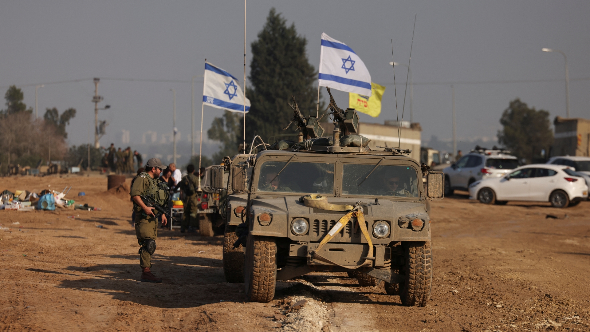 Israeli army tankers
