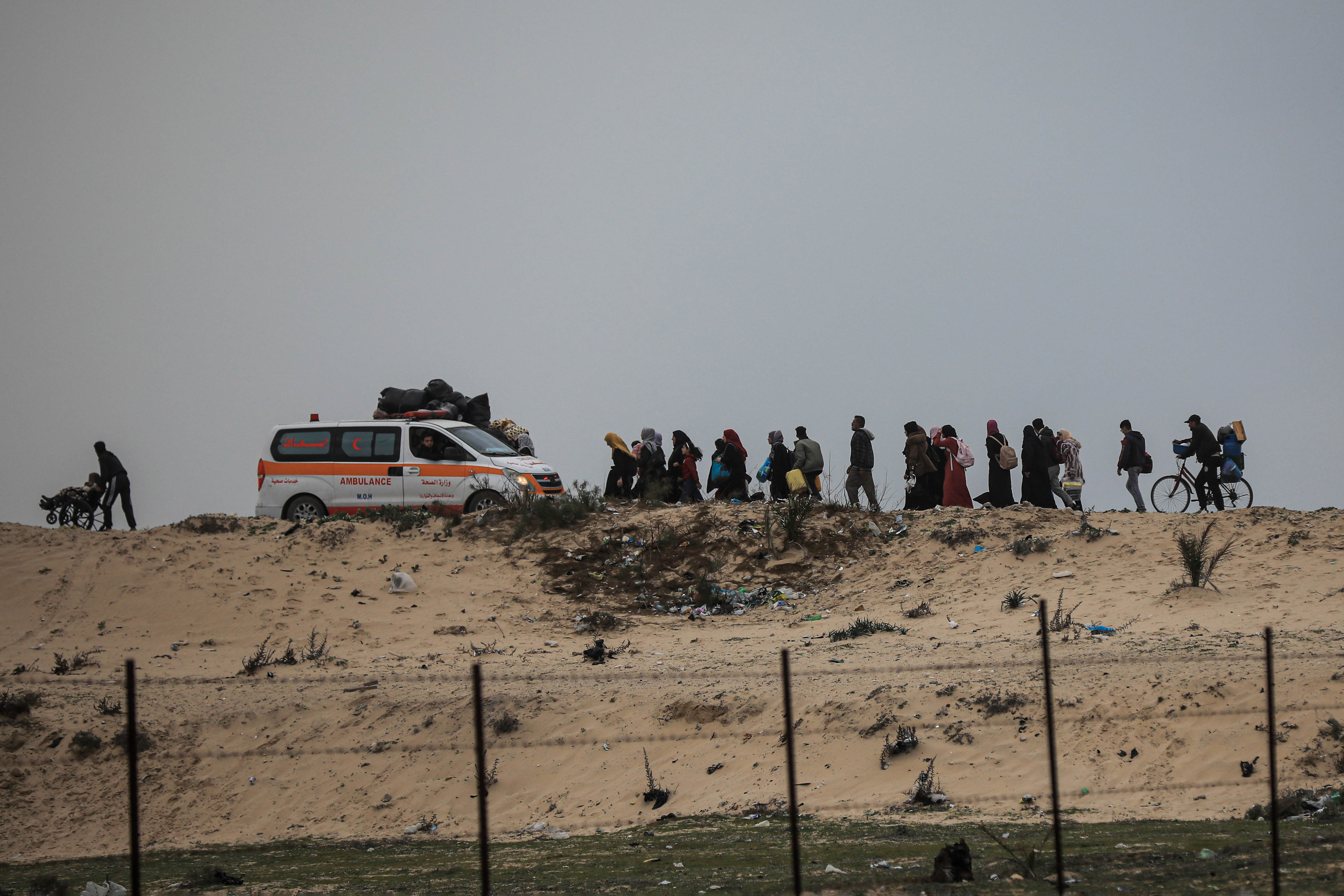 Displacement from Khan Younis