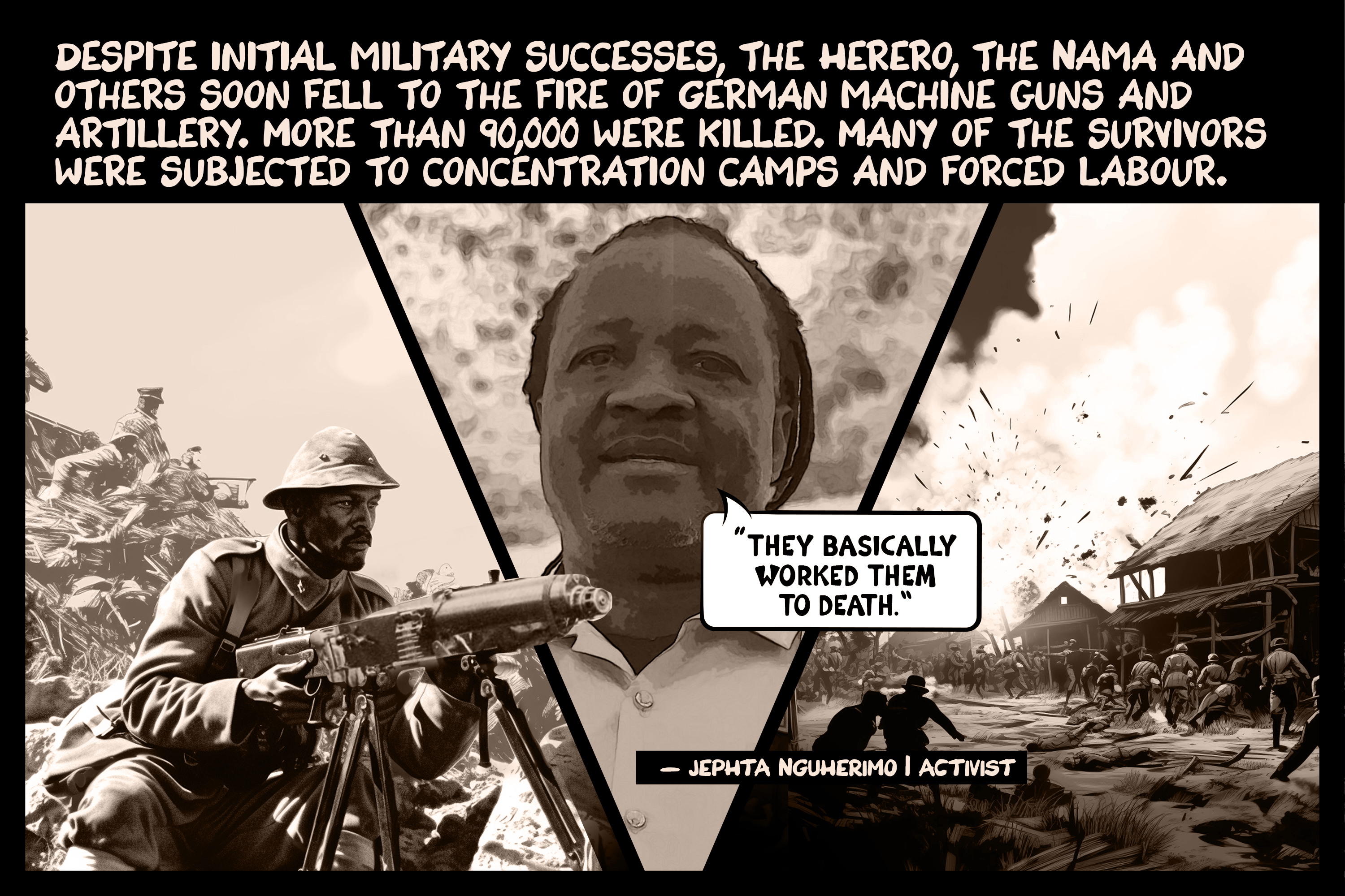 History Illustrated: Israel, Gaza, Germany and the genocide in Namibia