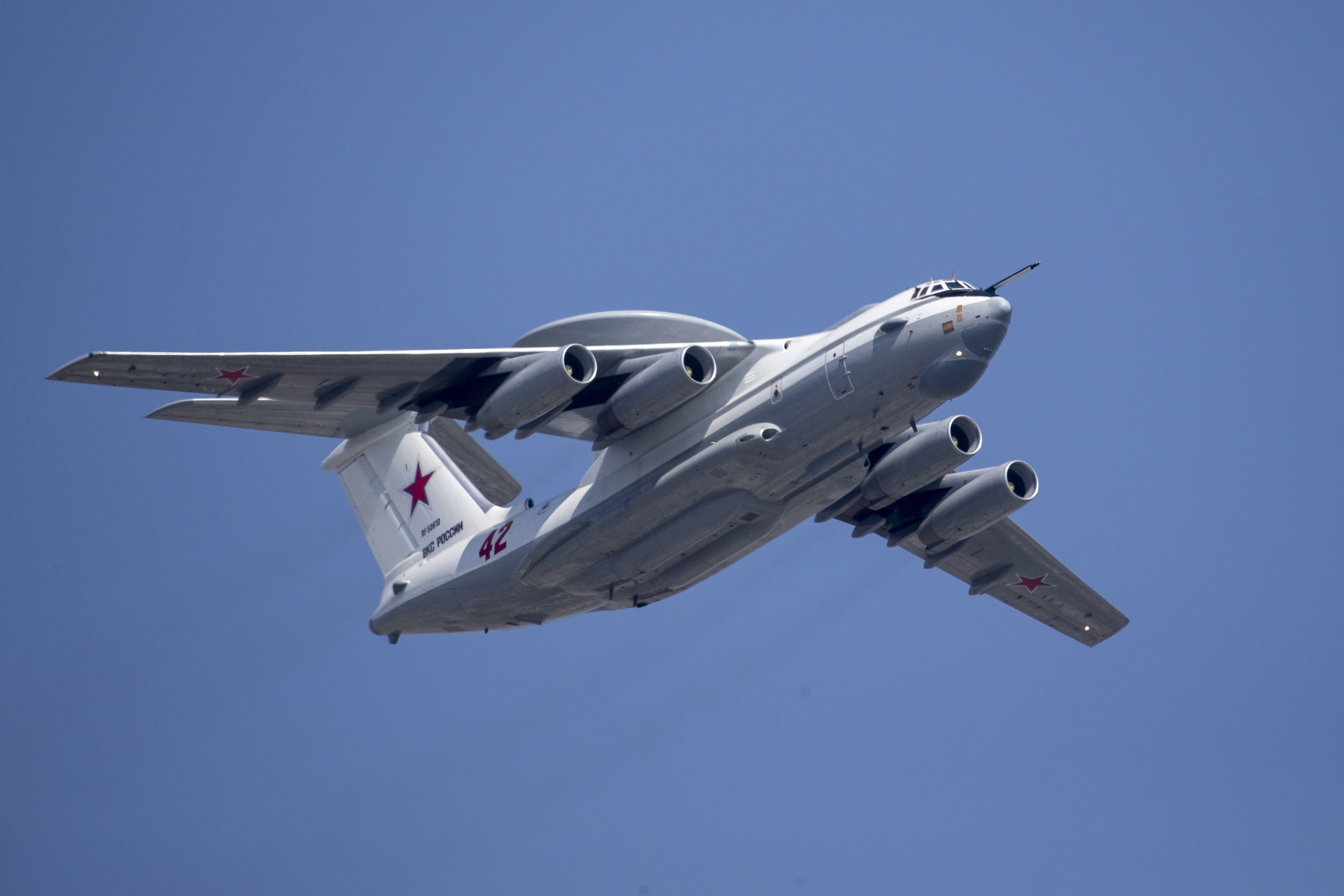 A Russian A-50 in flight