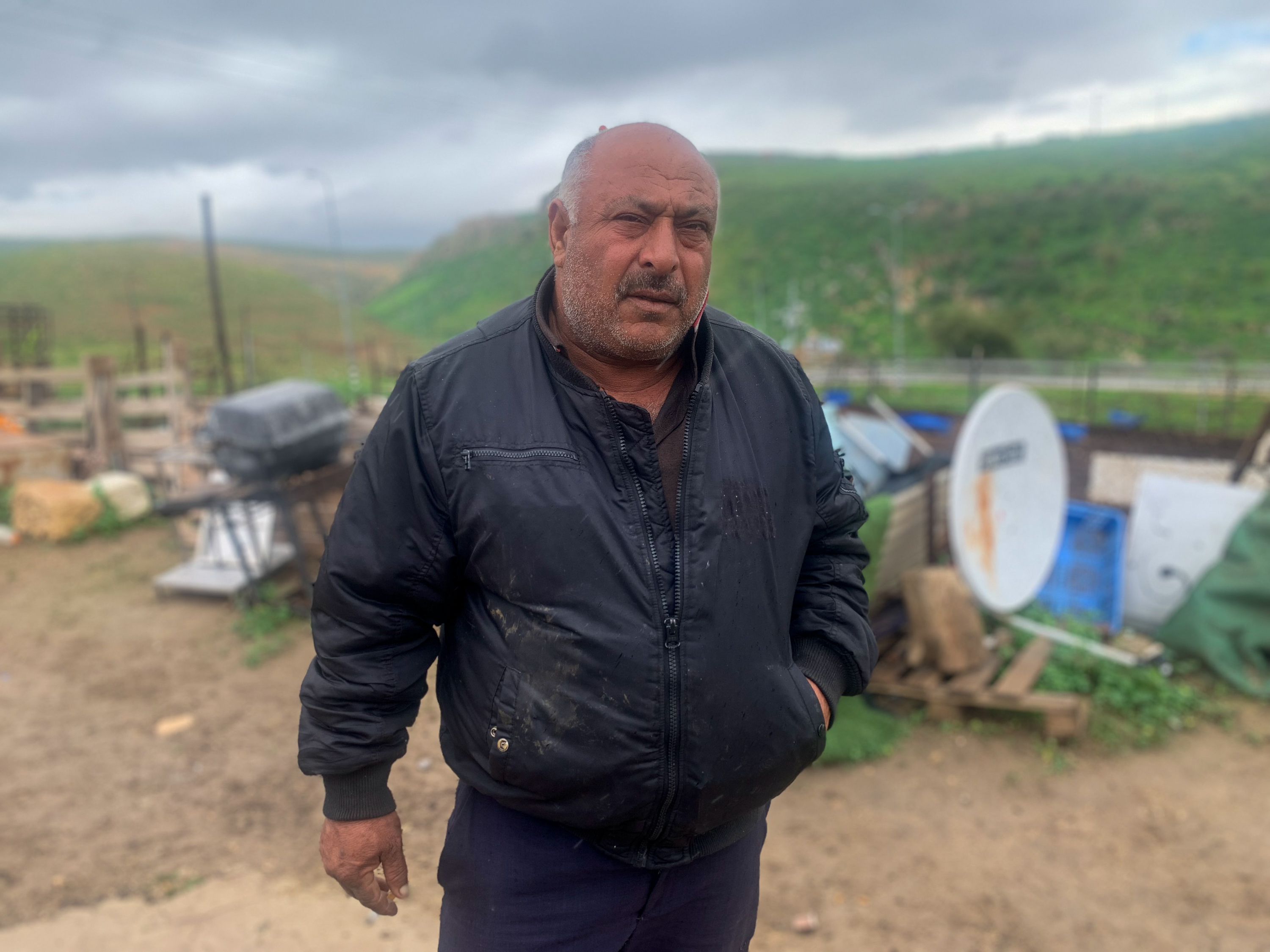 Kadri Daraghmeh, whose family have been harassed by settlers and his cows stolen [Al Jazeera]