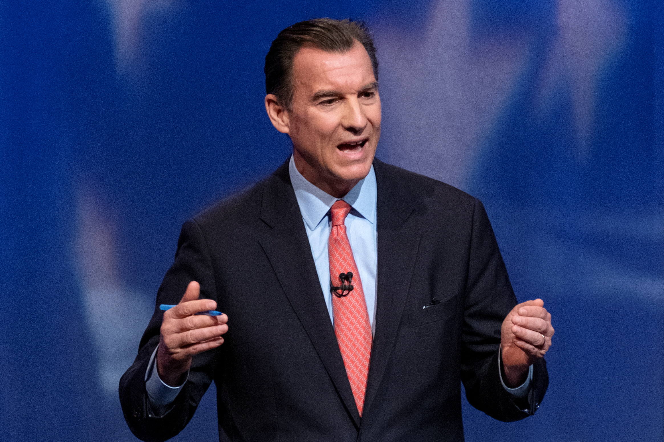 Former Democratic Congressman Tom Suozzi has returned to the campaign trail in a bid to reprise his former House seat