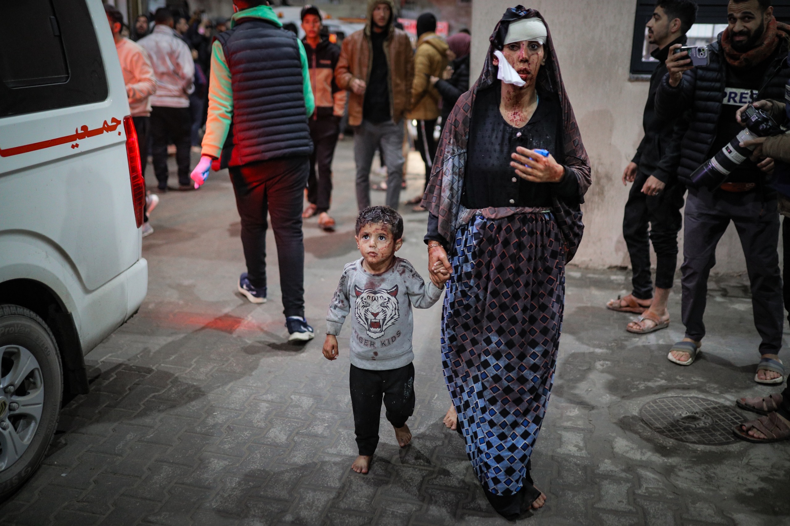 The aftermath of Israeli strikes on Rafah