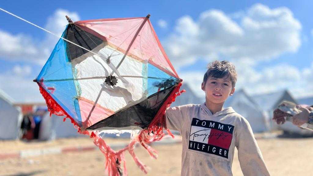 Saeed Ashraf bought this kite for himself and his younger brother, Murad