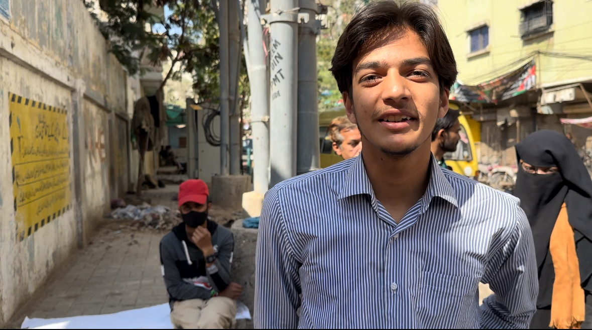 First time voter, Mohammed Yazdan [Alia Chughtai/Al Jazeera]