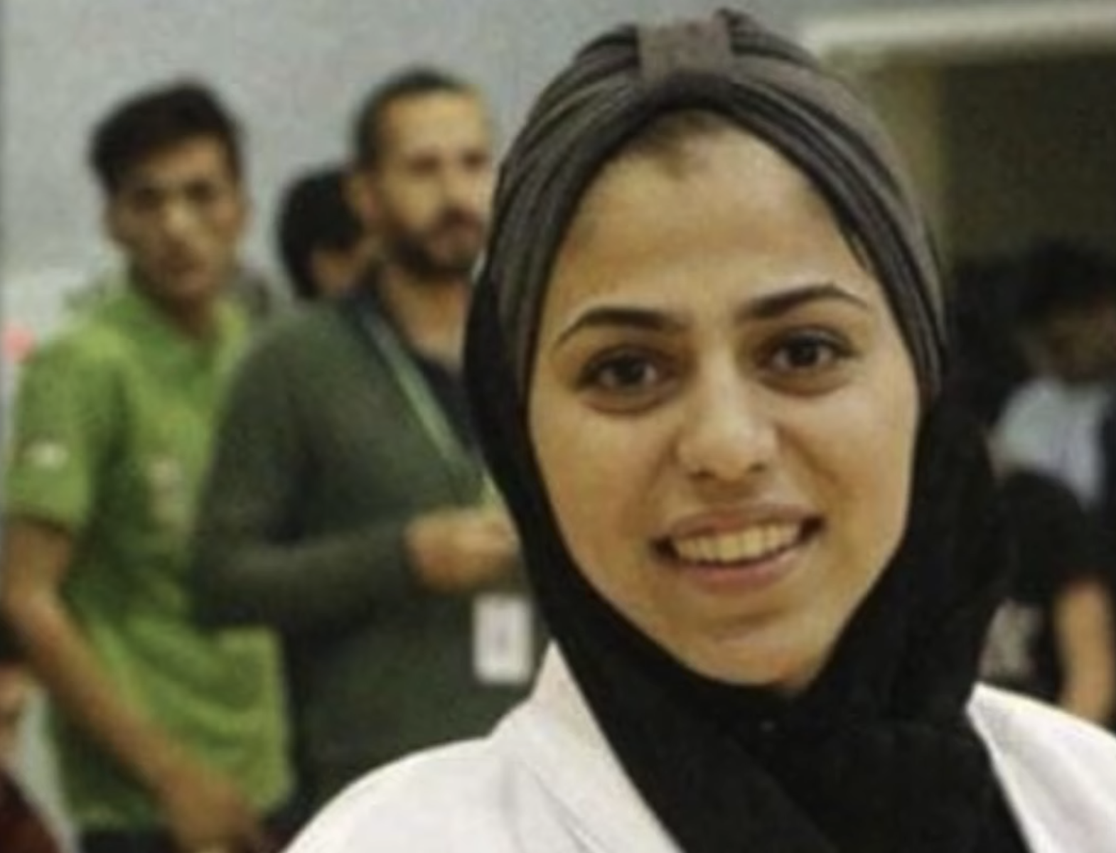 Nagham Abu Samra was expected to represent Palestine at the upcoming Olympic Games in Paris [Screengrab: Palestinian Karate Federation]
