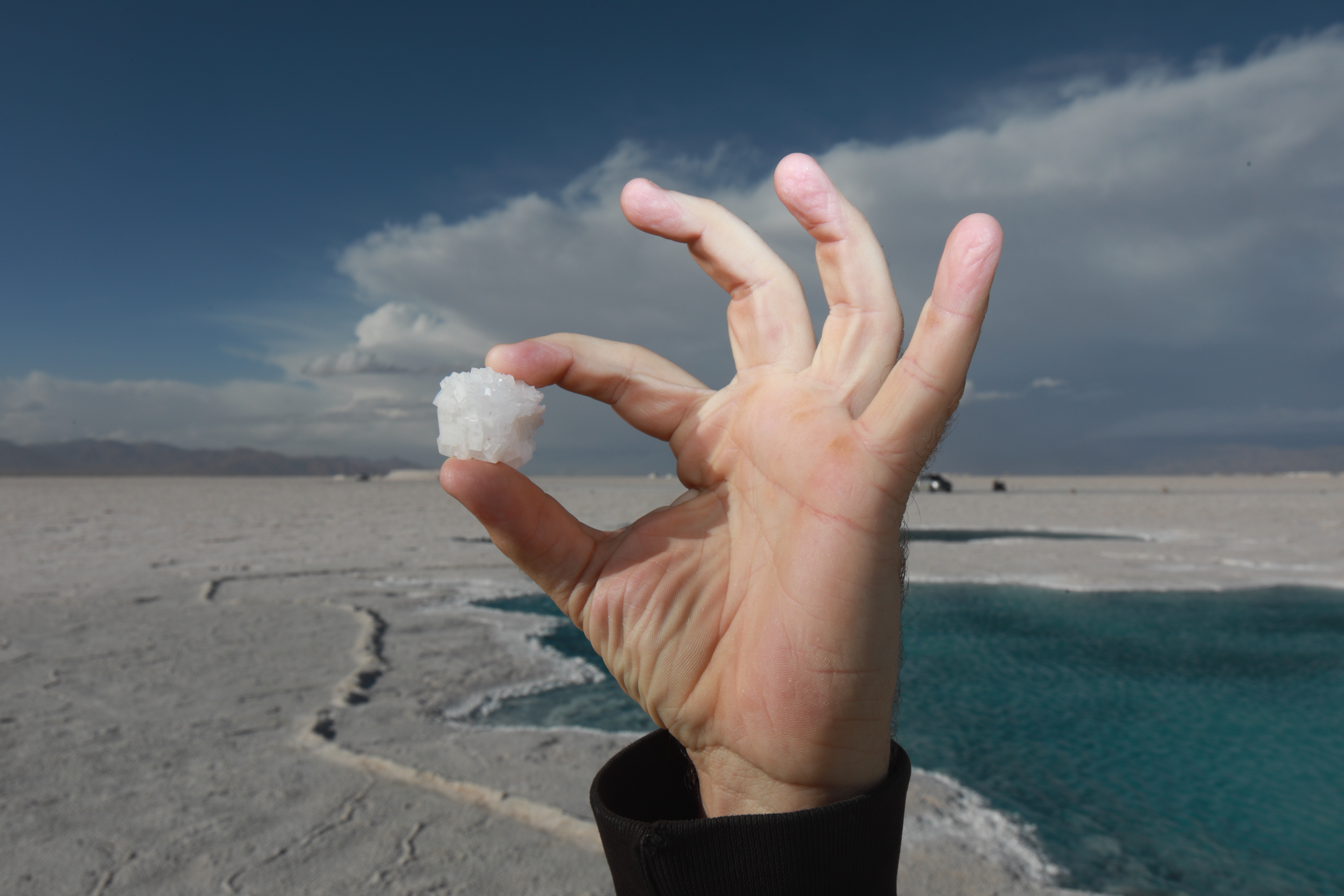 Salt crystal
