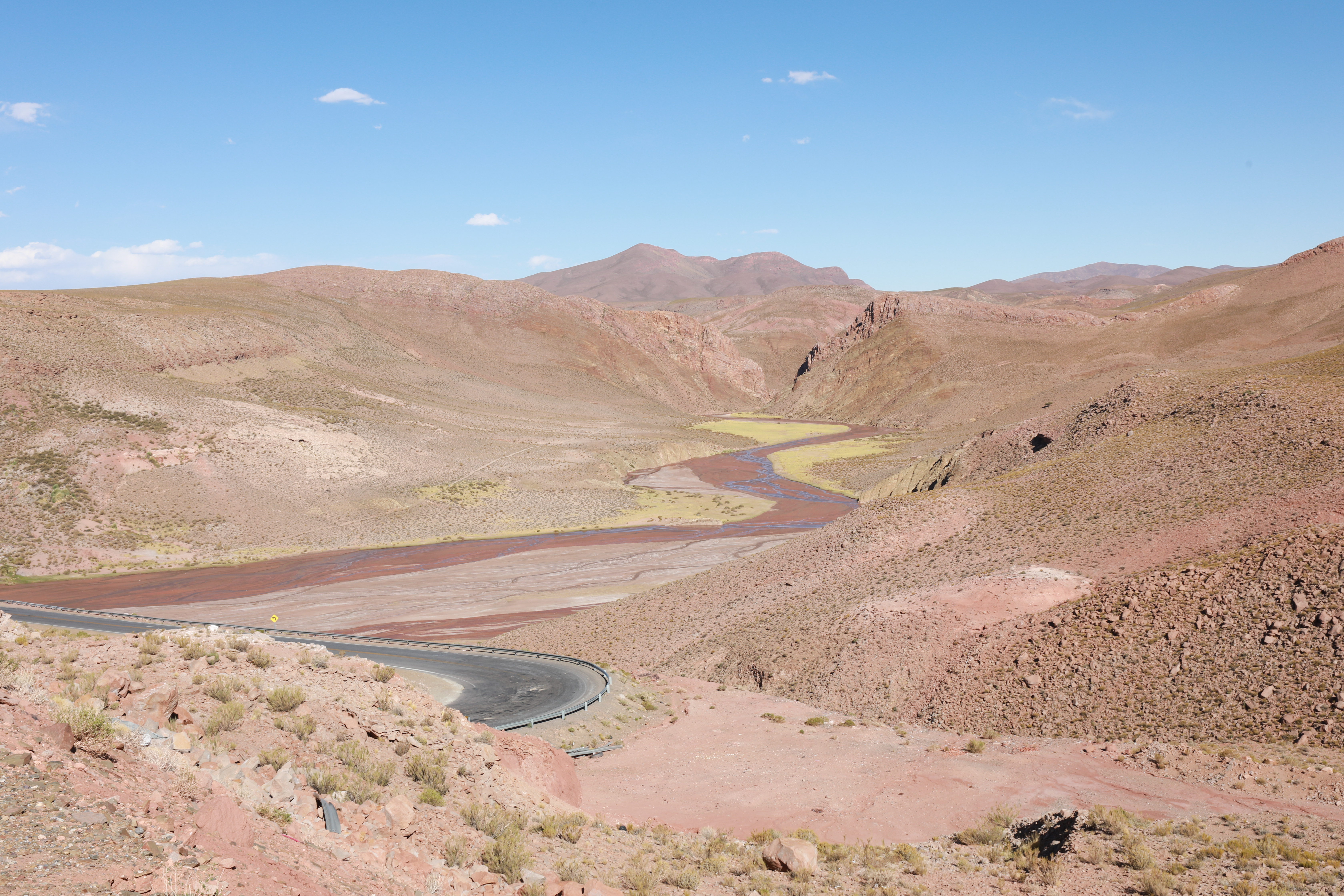 The road connecting Susques, an Argentinian municipality where lithium is extracted in the Salar of Olaroz-Cauchari, to Salinas Grandes, where the local population has been protesting against the mining of lithium on their territory since 2010