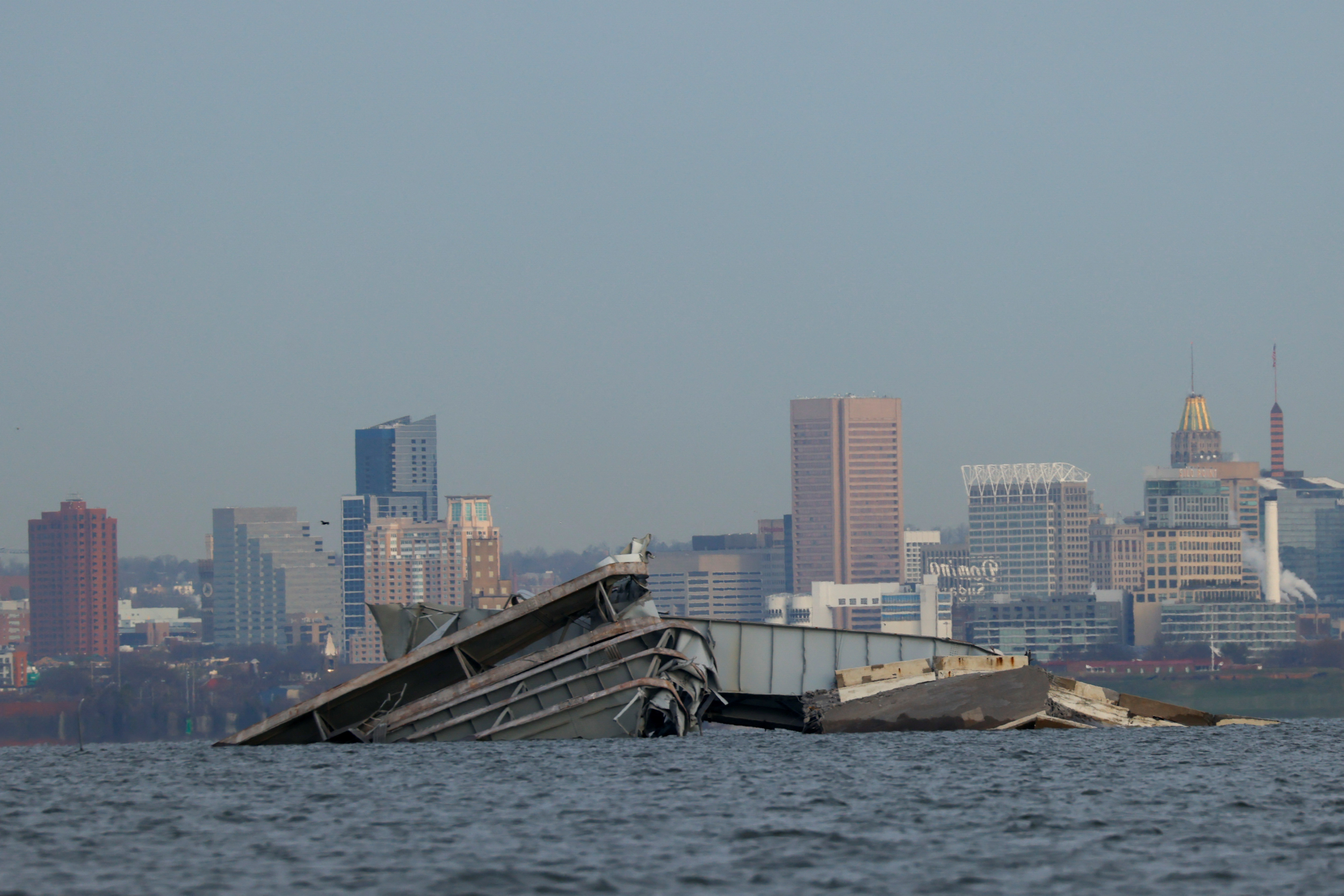 Major US bridge collapses as cargo ship plows into pylon