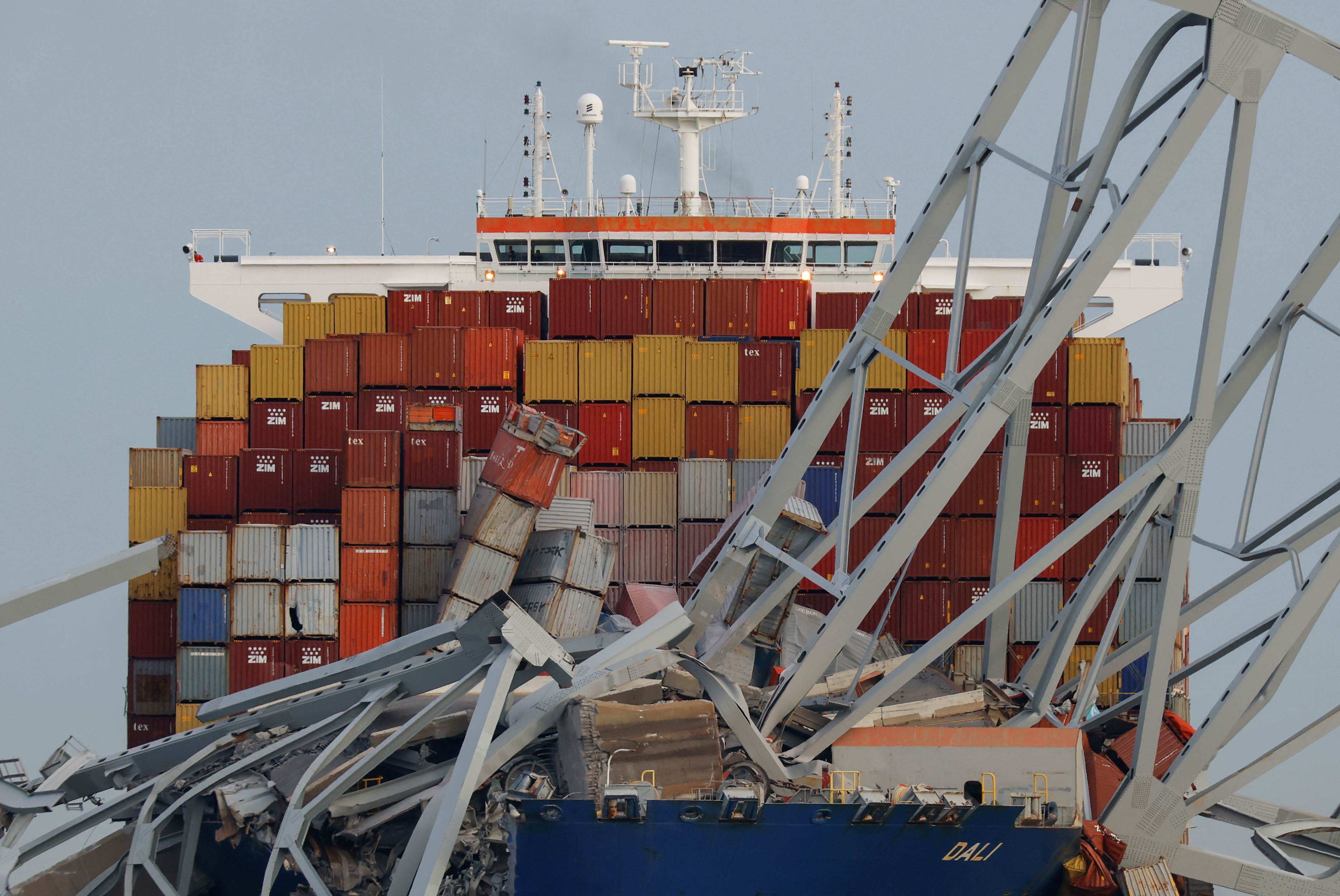 Major US bridge collapses as cargo ship plows into pylon