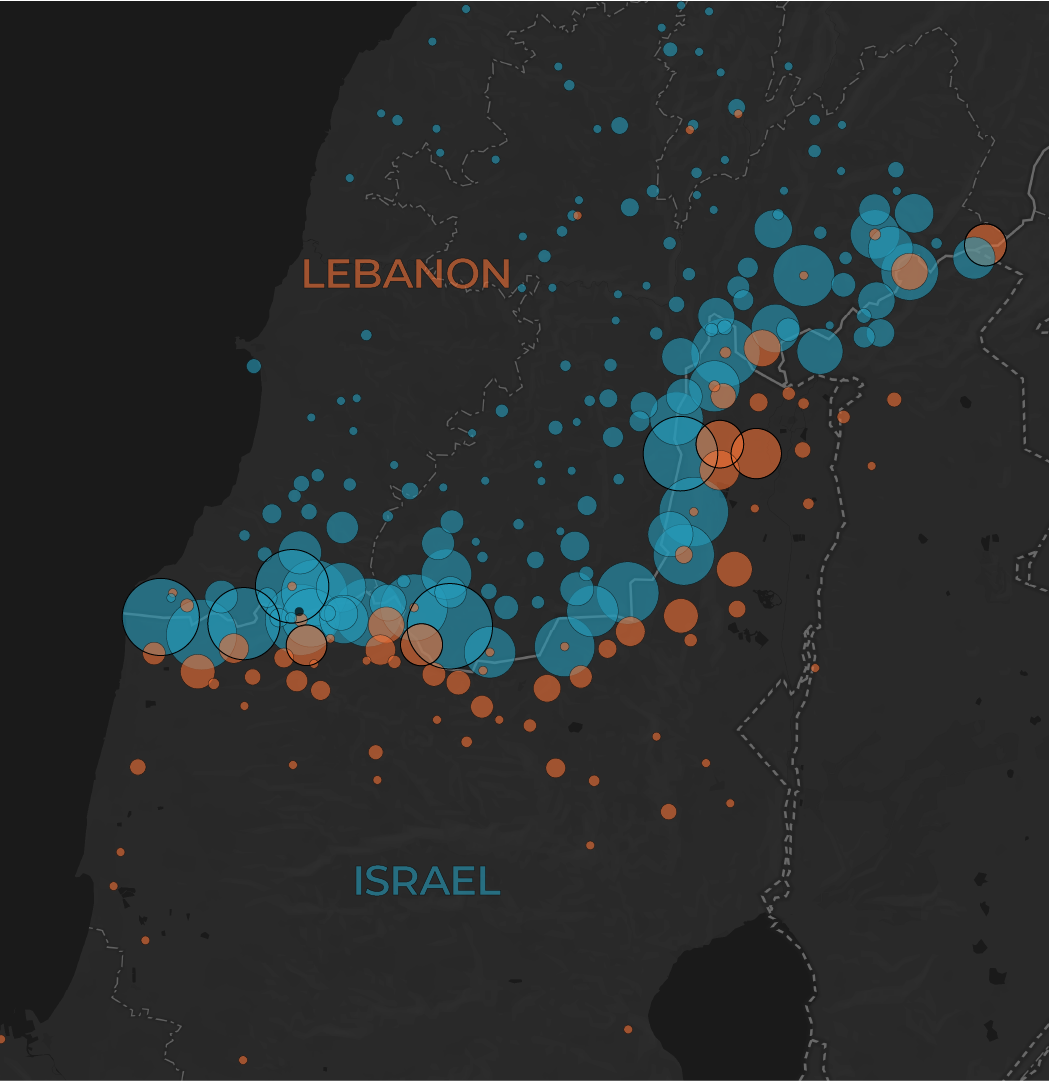 INTERACTIVE - Israel-Lebanon Cross-Border attacks cover mobile-1713169821