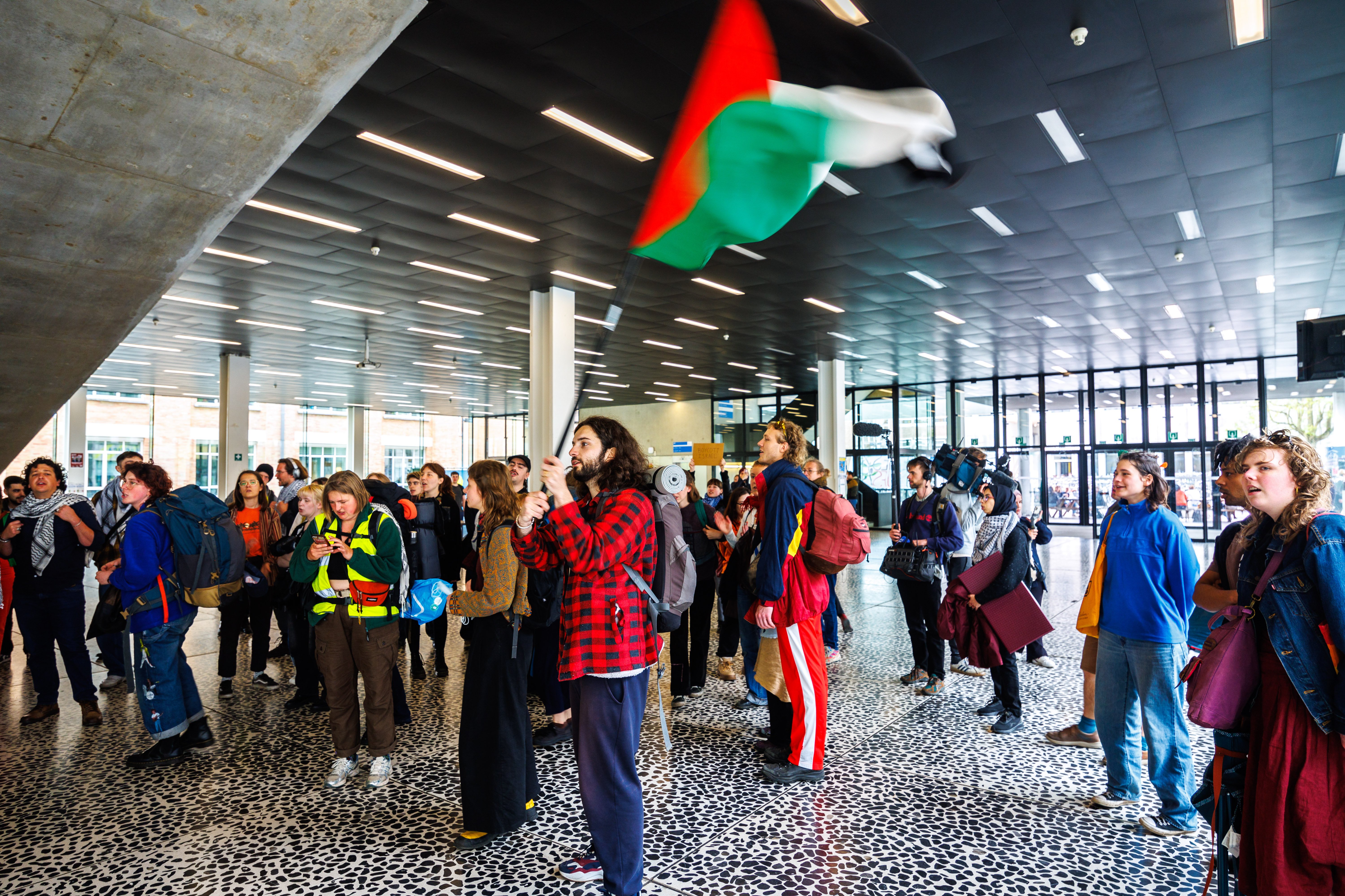 Belgian and Dutch students join Gaza protest wave
