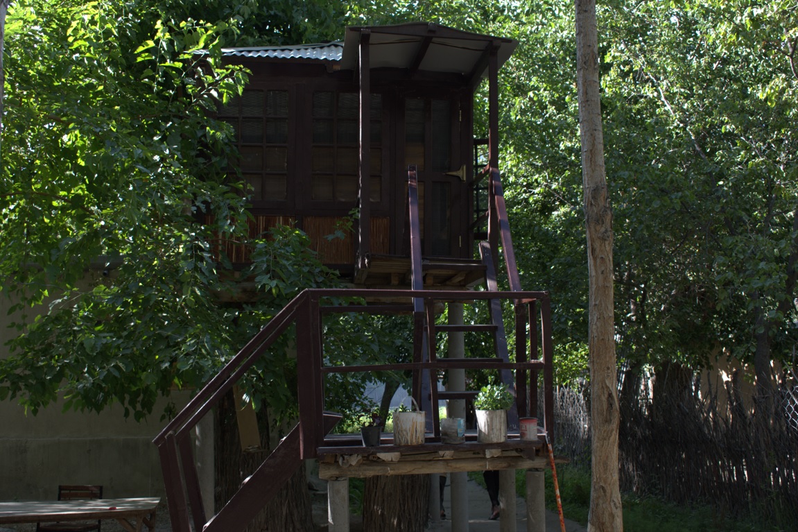 The treehouse at the organic village