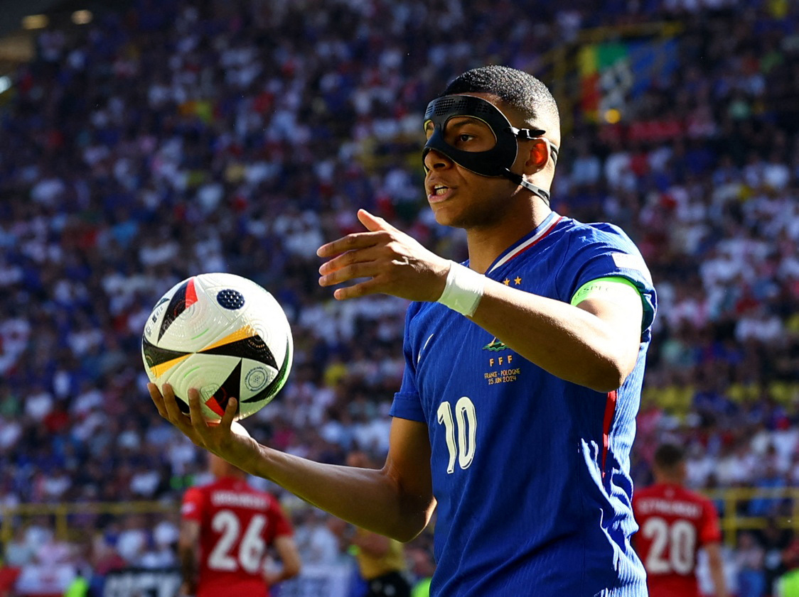 Victory by a nose? How France’s Kylian Mbappe recovers from his broken nose may be the difference between victory and defeat against Belgium in their round-of-16 knockout match in Dusseldorf on July 1, 2024
