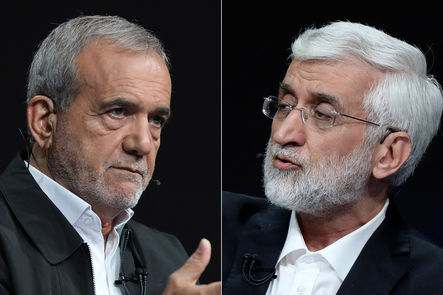 Saeed Jalili and Masoud Pezeshkian, Iran presidential elections