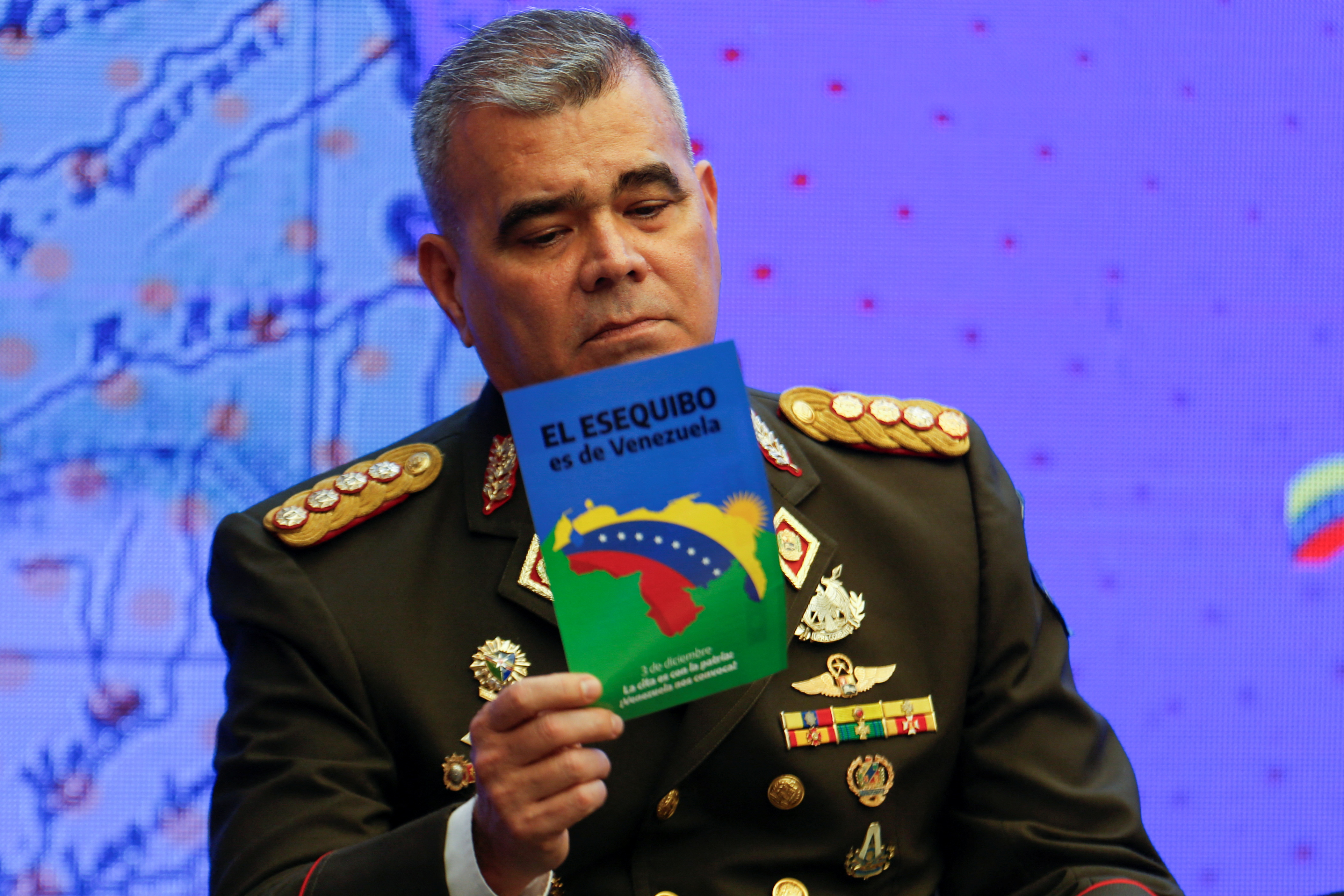 Venezuela's Defense Minister Vladimir Padrino Lopez 