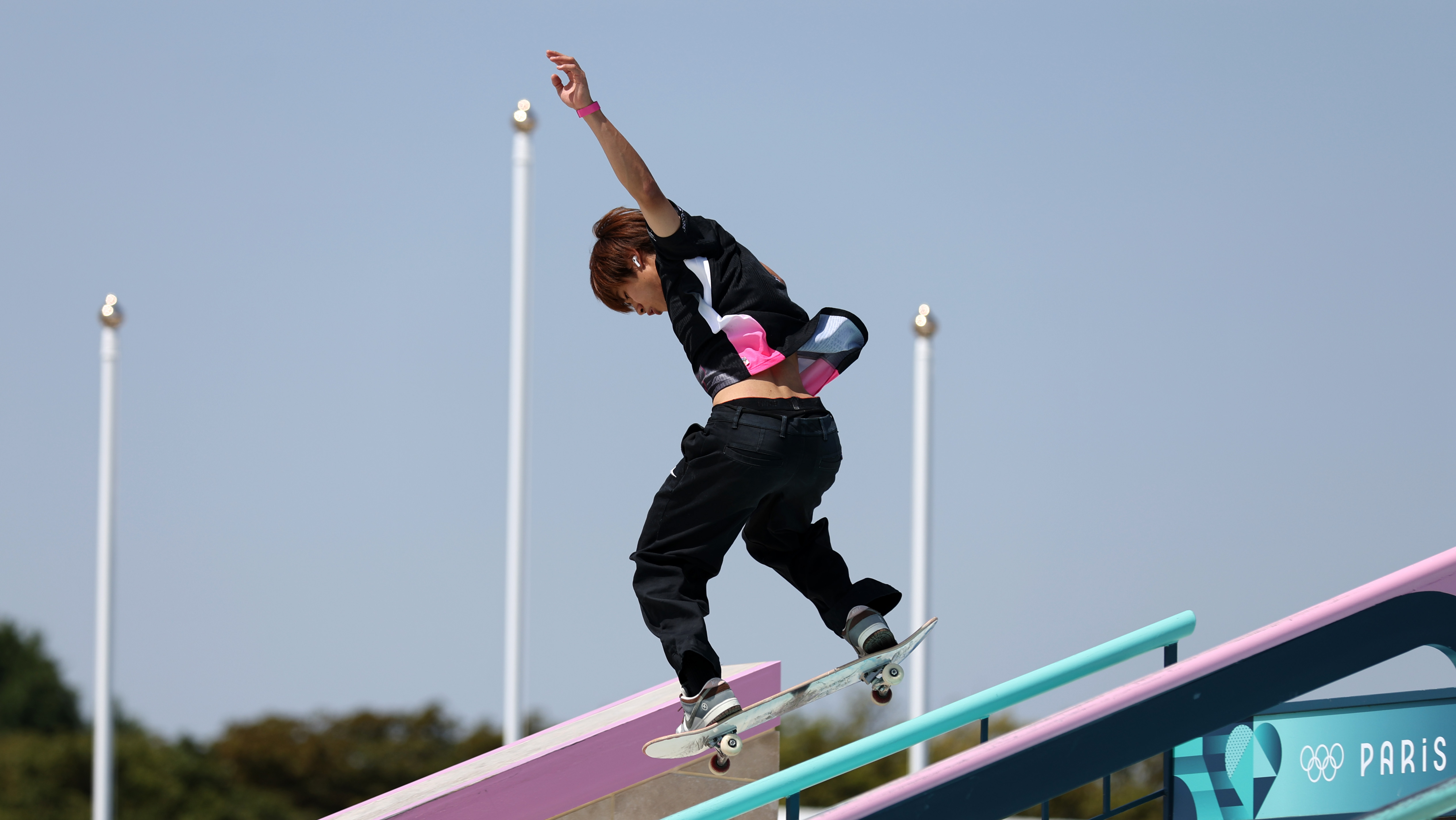 Street skater at Olympics.