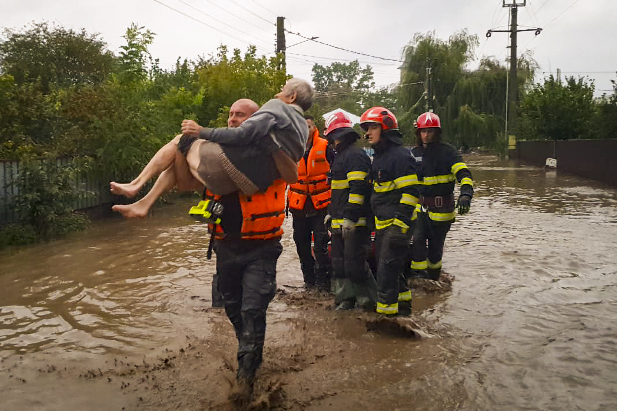 Four people found dead in Romania as floods leave hundreds stranded
