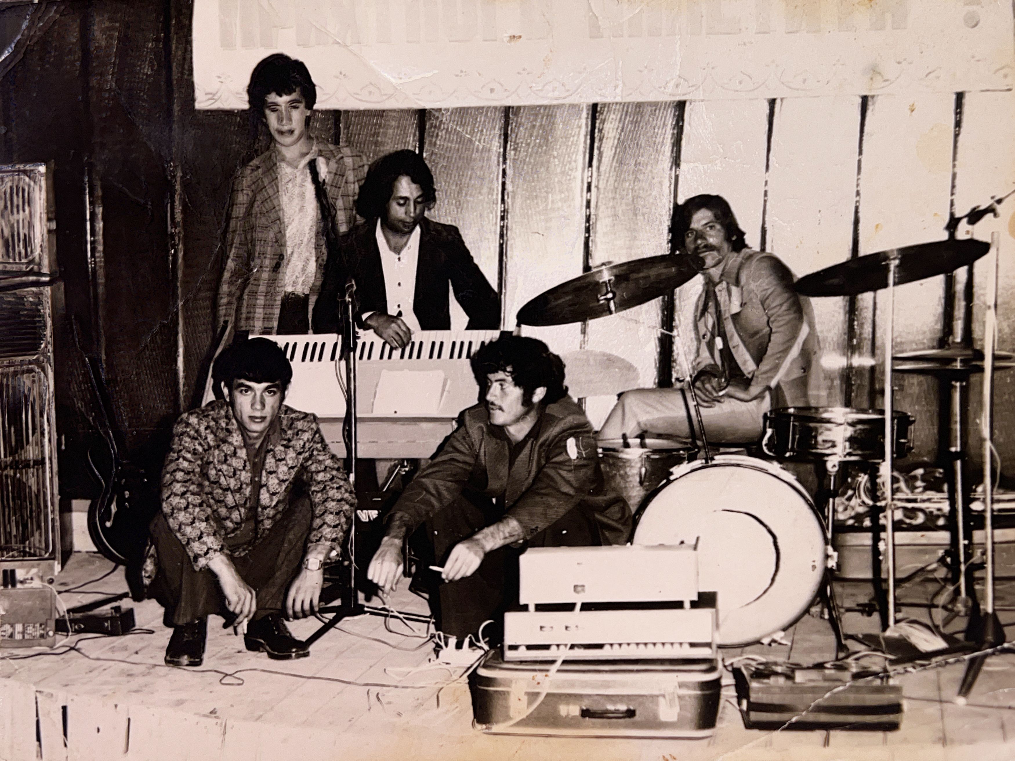 The jazz band Minarets of Nessef was formed in 1977. The group’s founder, Enver Mustafayev (far right, the drummer), was an ethnic Tatar and politically active during the height of the Crimean independence movement