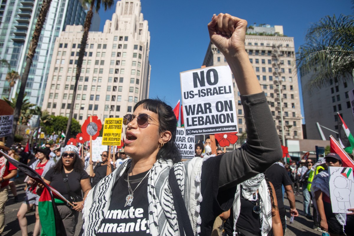 Thousands march worldwide for Gaza and Lebanon