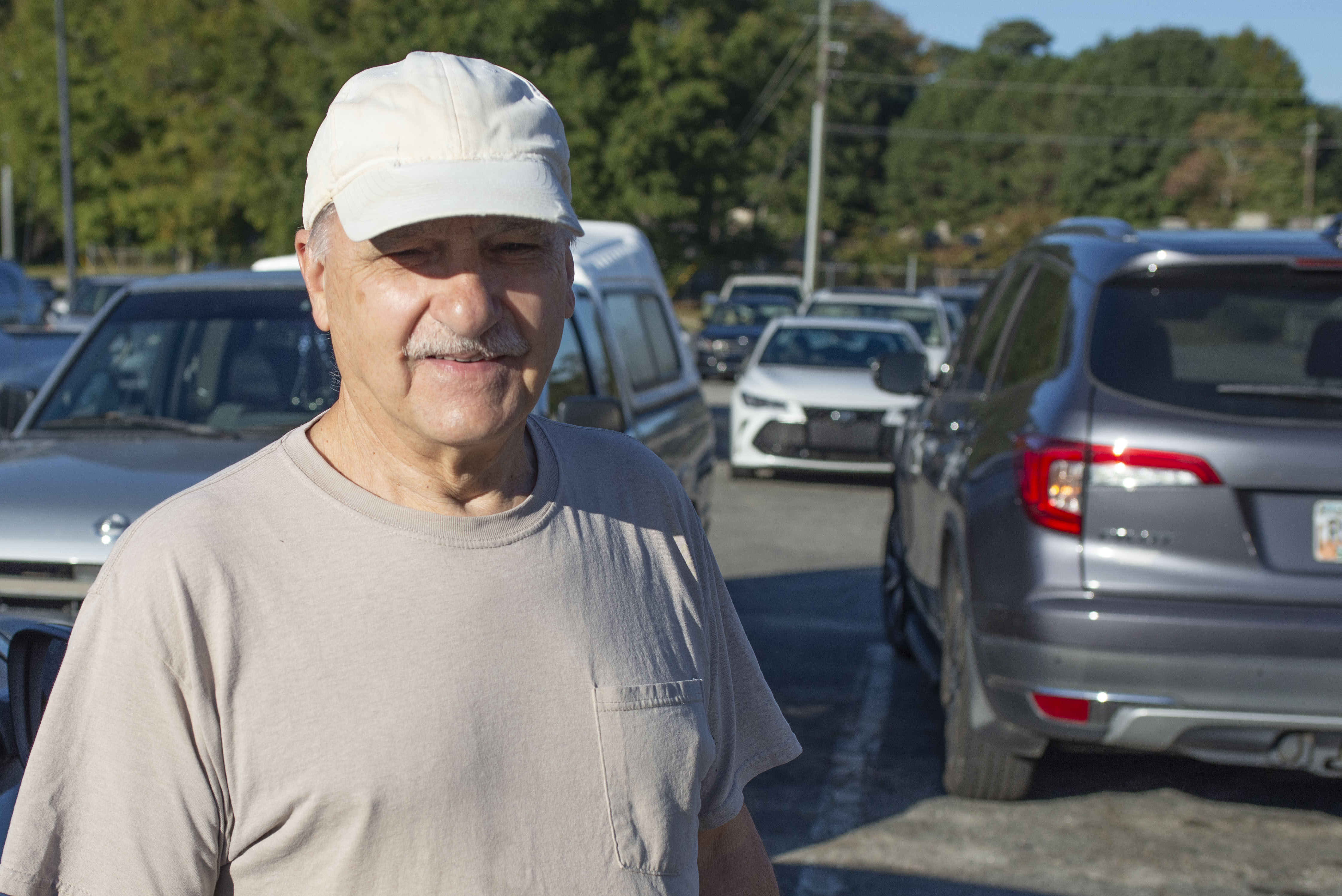 Voter Alan H is seen after casting ballot in Spalding County, Georgia [Joseph Stepansky/Al Jazeera]