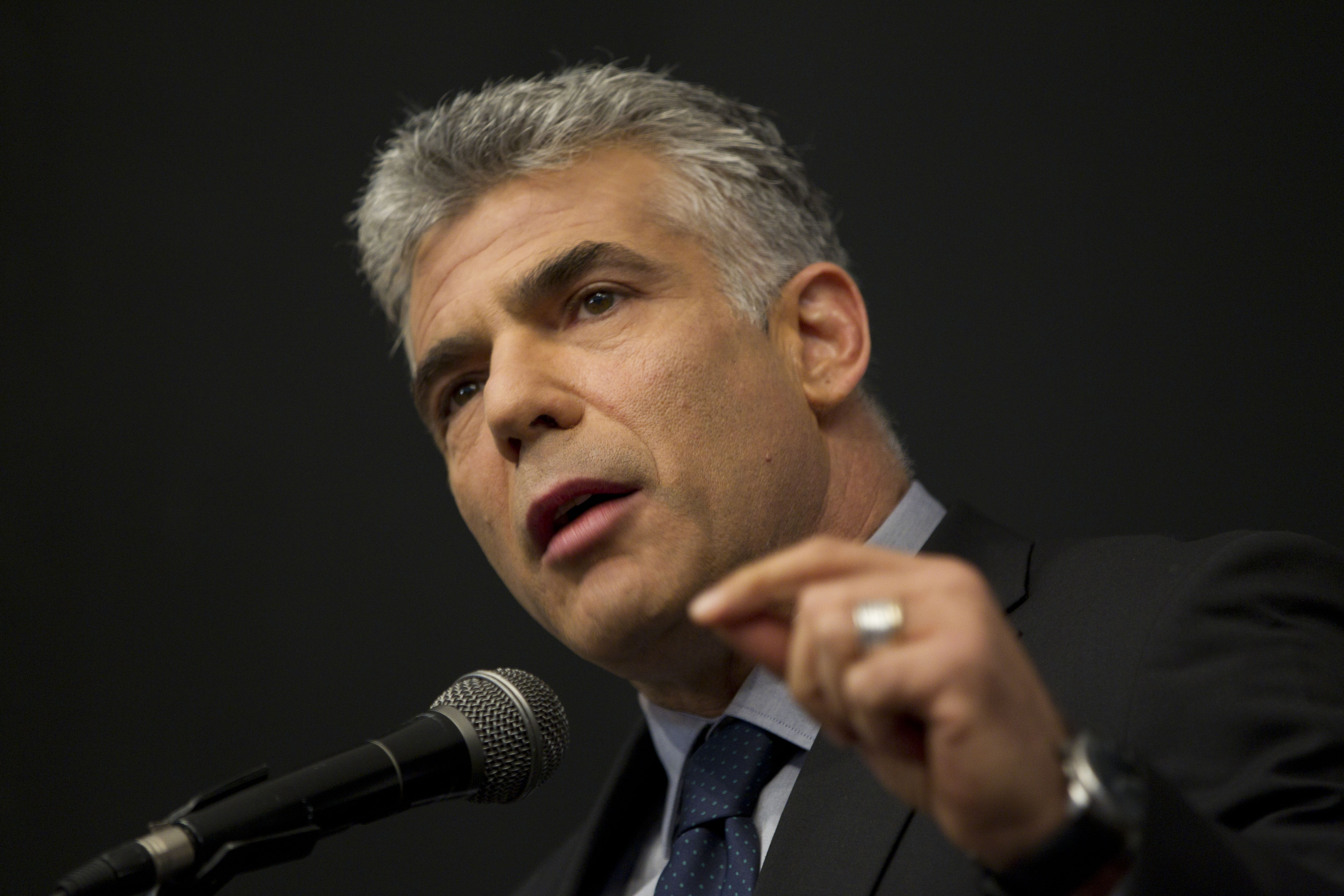 Israel’s opposition leader Yair Lapid said he will no longer back motions of no confidence against the government amid a ‘just war’