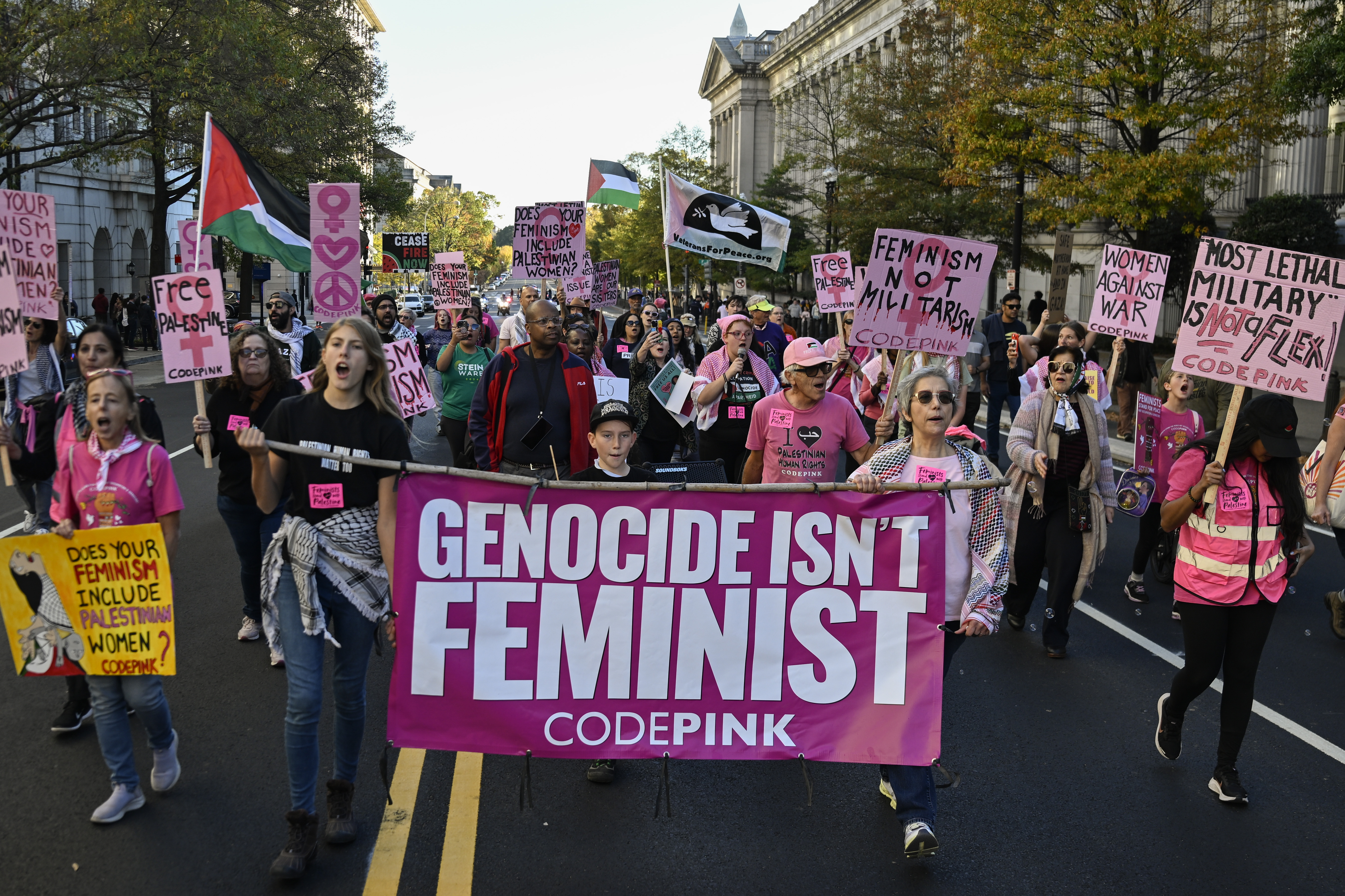 National Women’s March held in Washington DC ahead of US elections