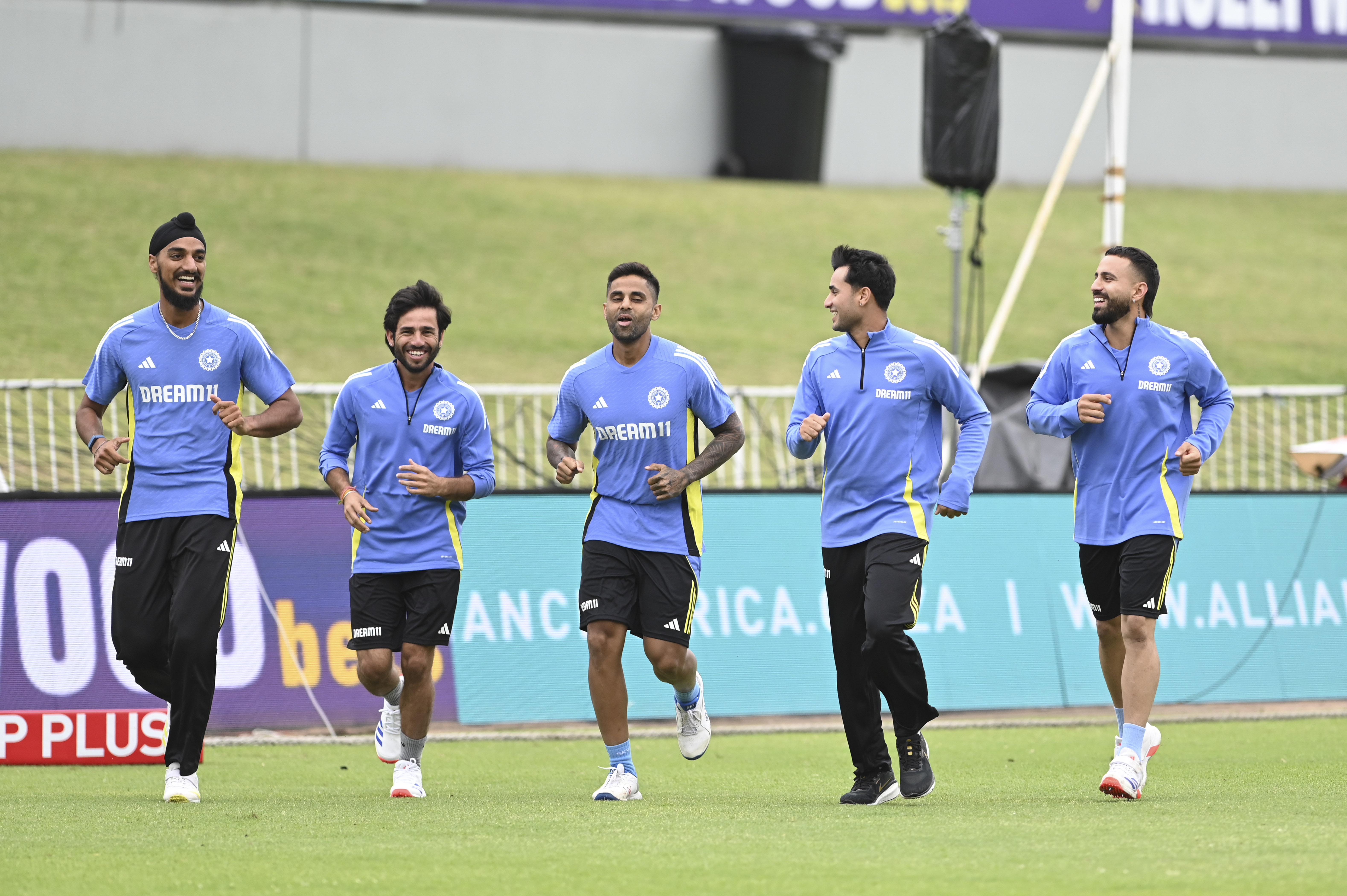 India players training.