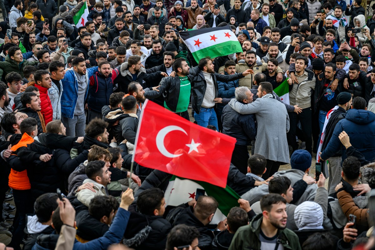 Syrian refugees around the world celebrate the fall of Bashar al-Assad