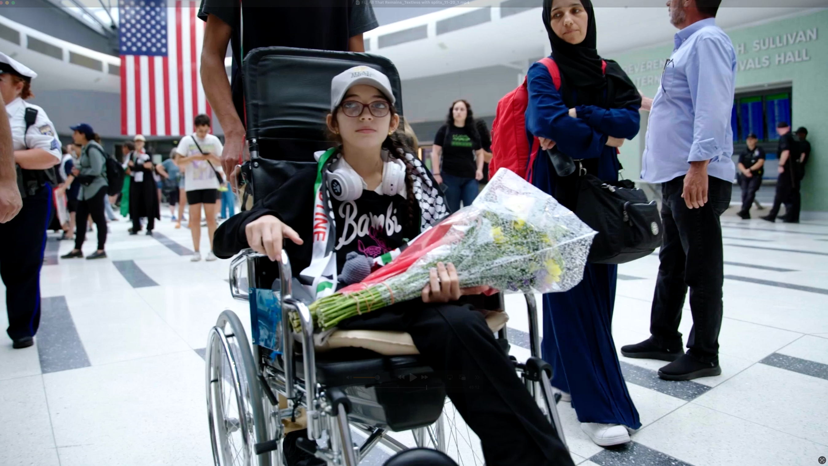 A 13-year-old amputee from Gaza named Leyan seeks treatment in the US