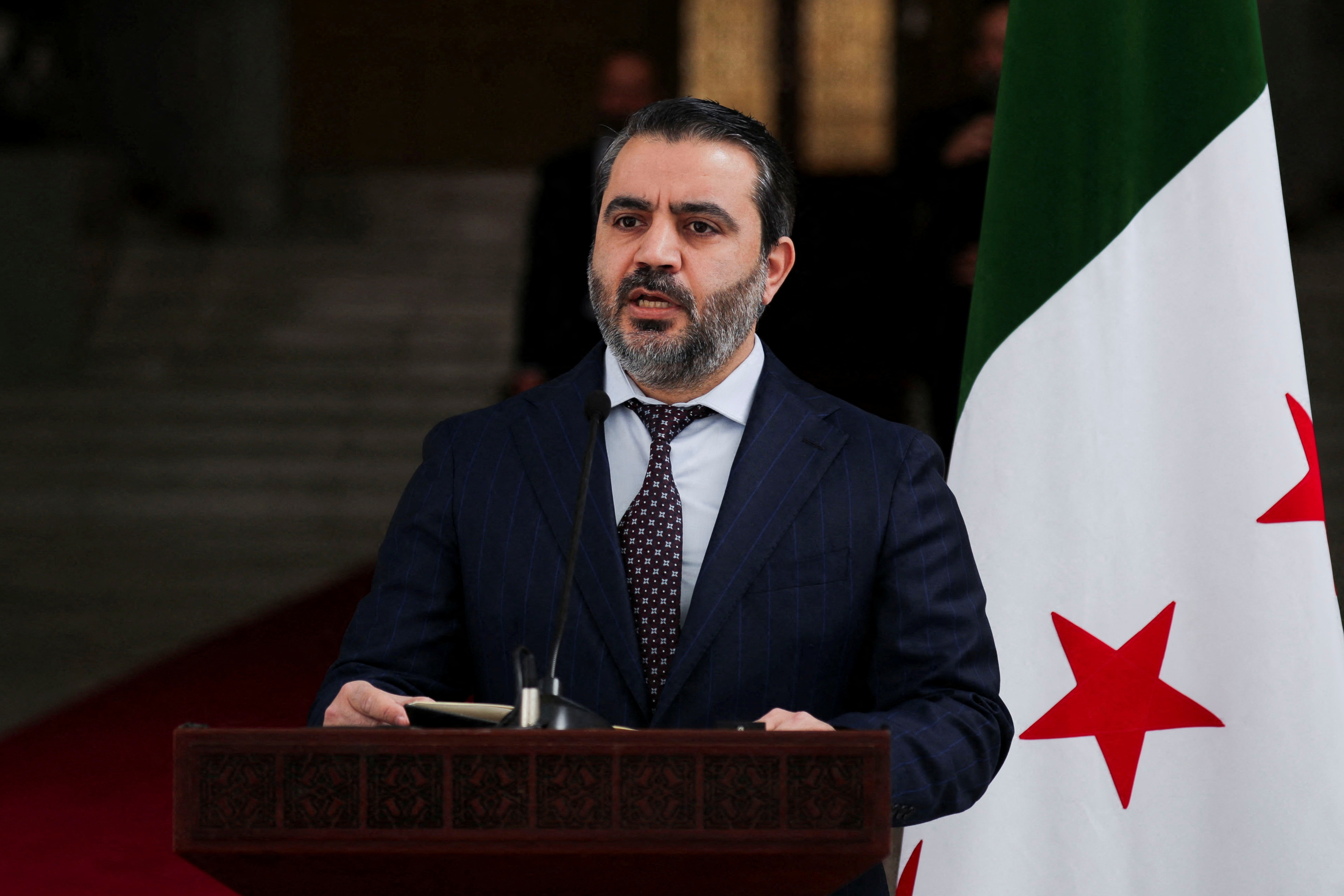 Syria's foreign minister, Asaad Hassan al-Shibani [File: Khalil Ashawi/Reuters]