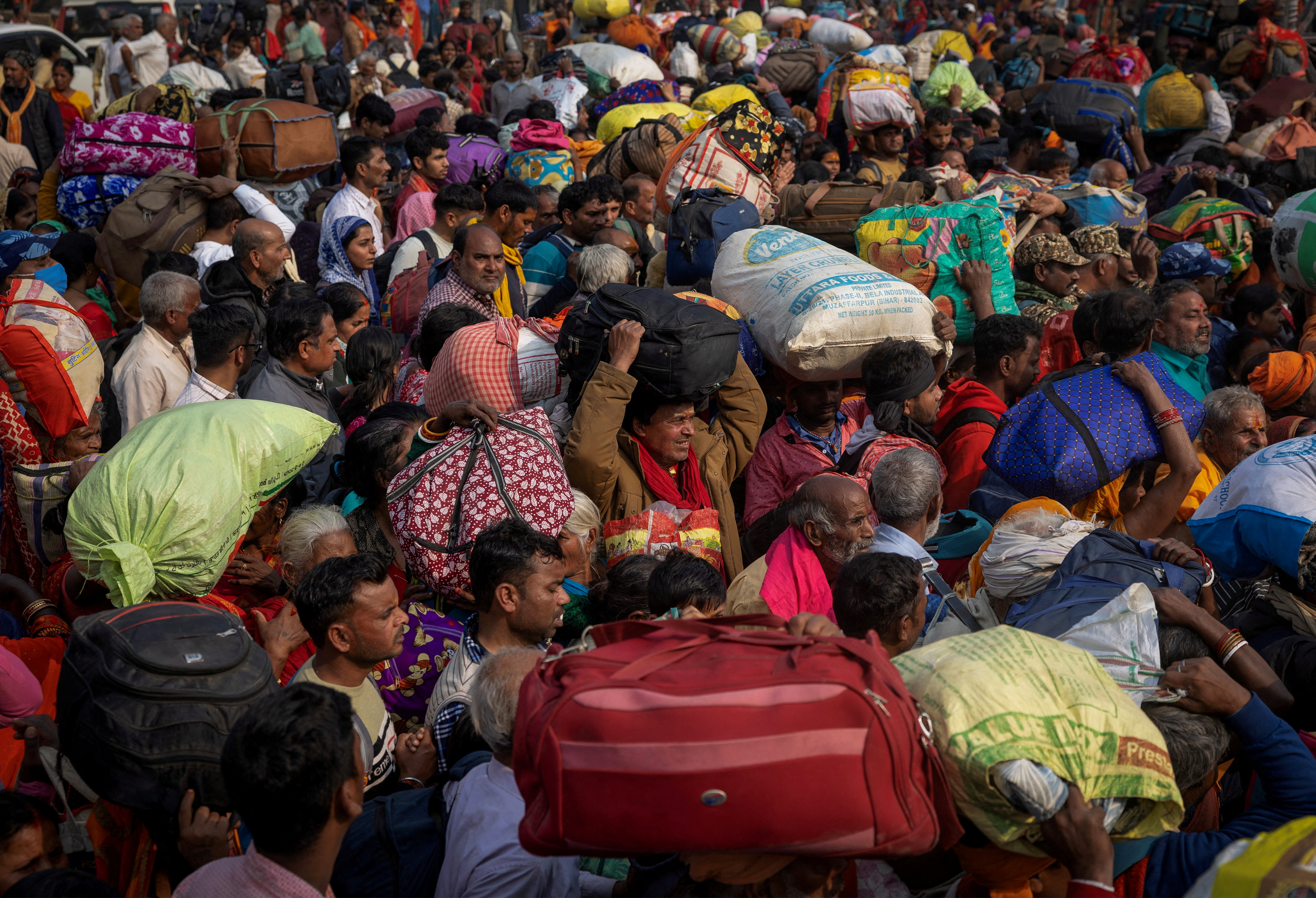 3 Millions of Hindus take 'holy dip' a day after fatal stampede