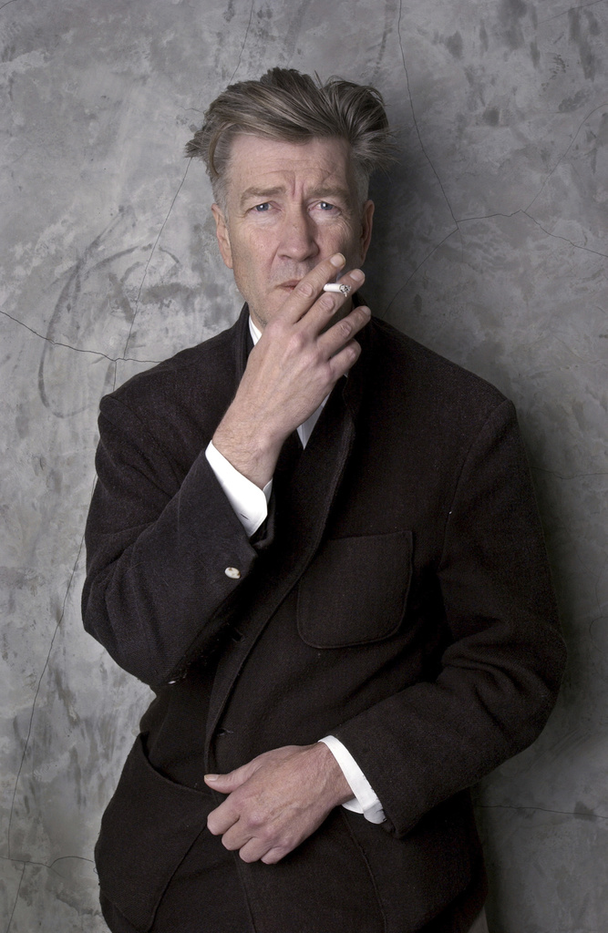 Filmmaker David Lynch at his Los Angeles home on March 14, 2002