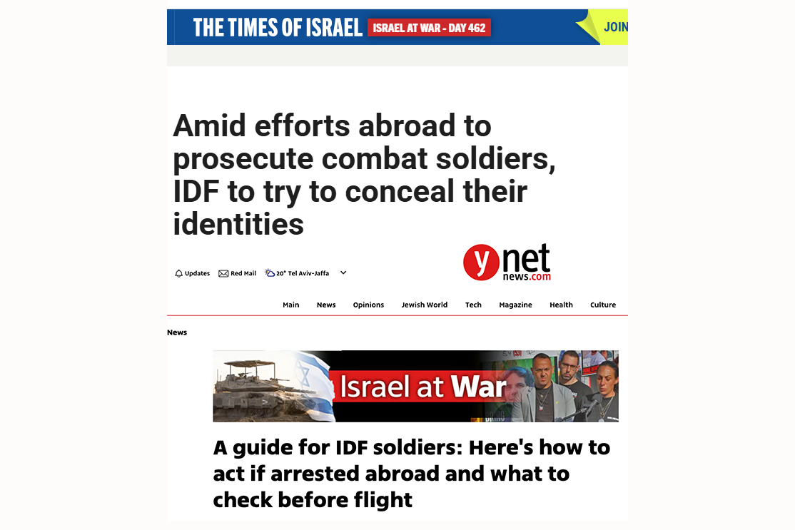 Israeli media responds to efforts to hold reservists' accountable. Screen grab/Al Jazeera 10/01/2025